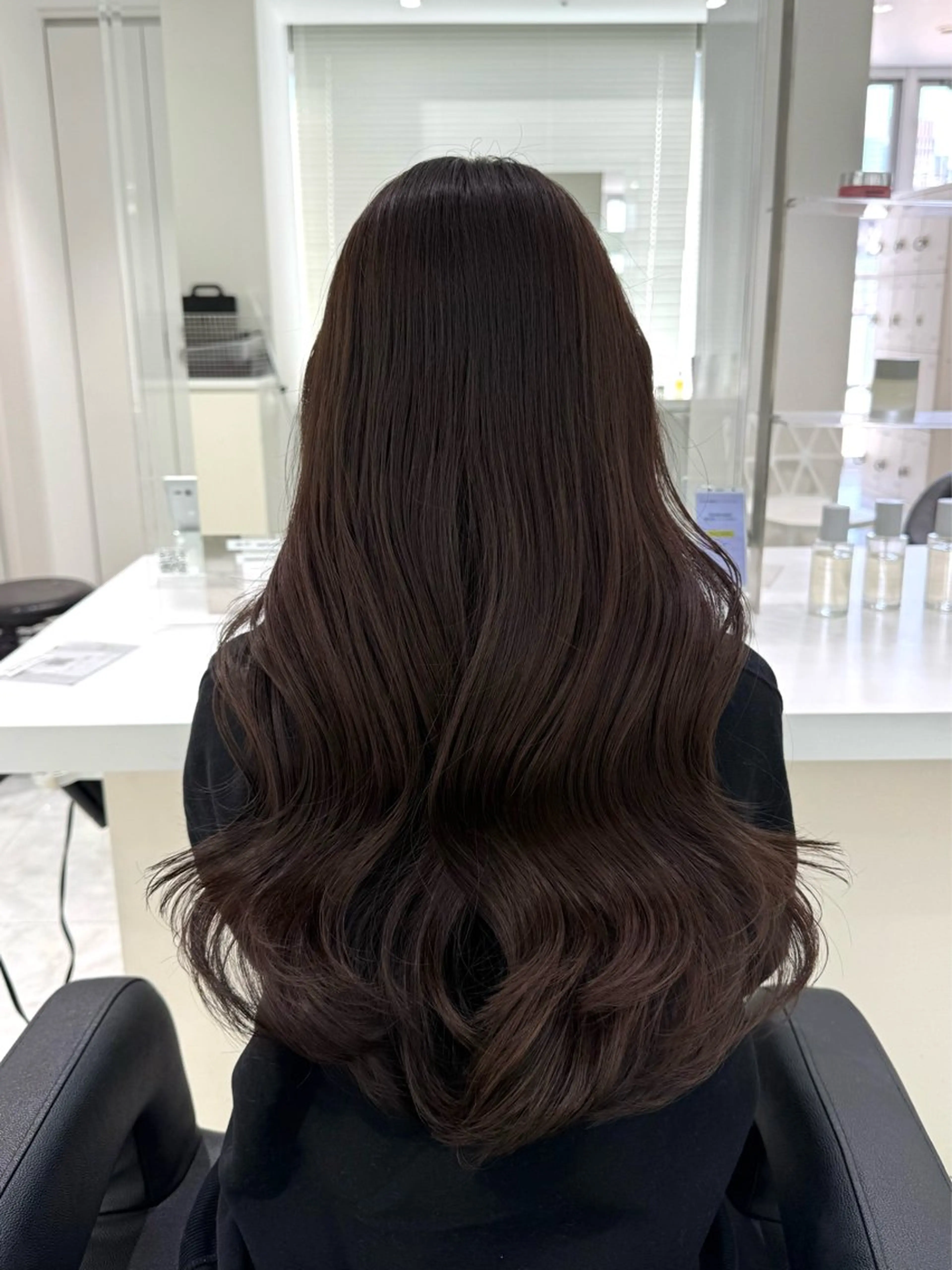 ミディアム カラー ヘアカラー トリートメント ♡上品韓国髪♡ブラ ウン/SAYATOのヘアスタイル