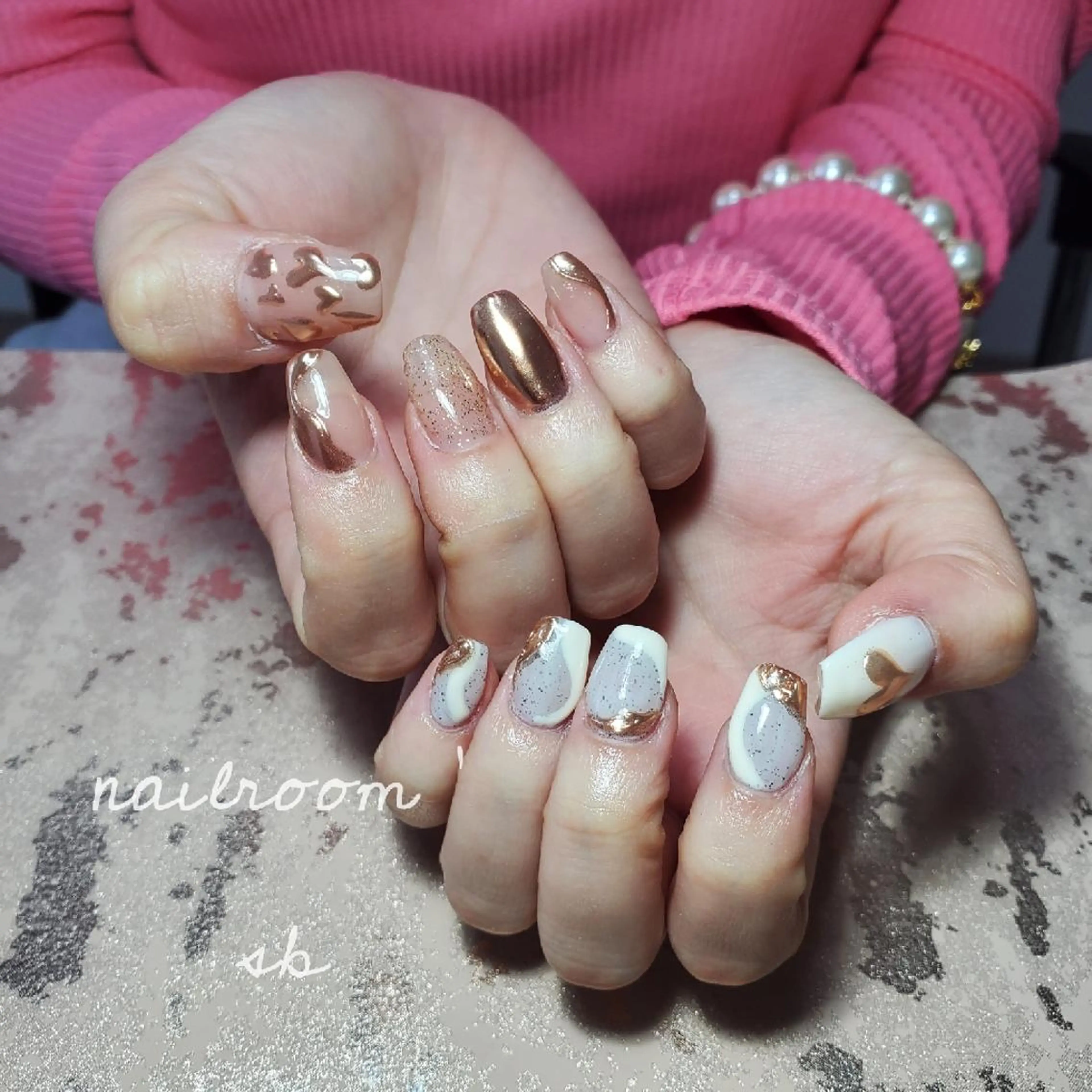ネイル ハンドネイル nailroom‪ sb‪‪𓈒𓂂𓏸のネイルデザイン