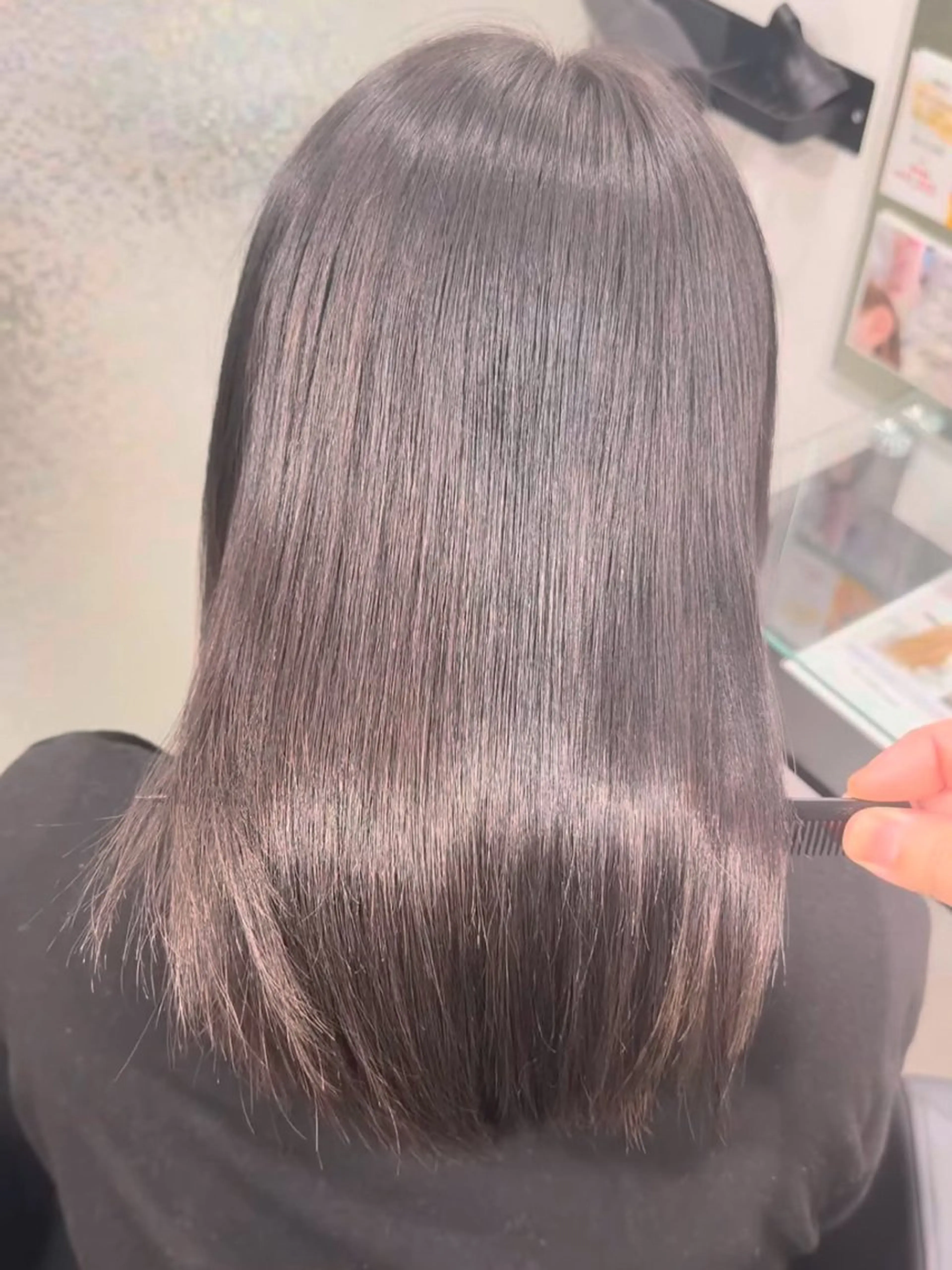 ミディアム 艶髪縮毛矯正 🫧🦋/YUINAのヘアスタイル