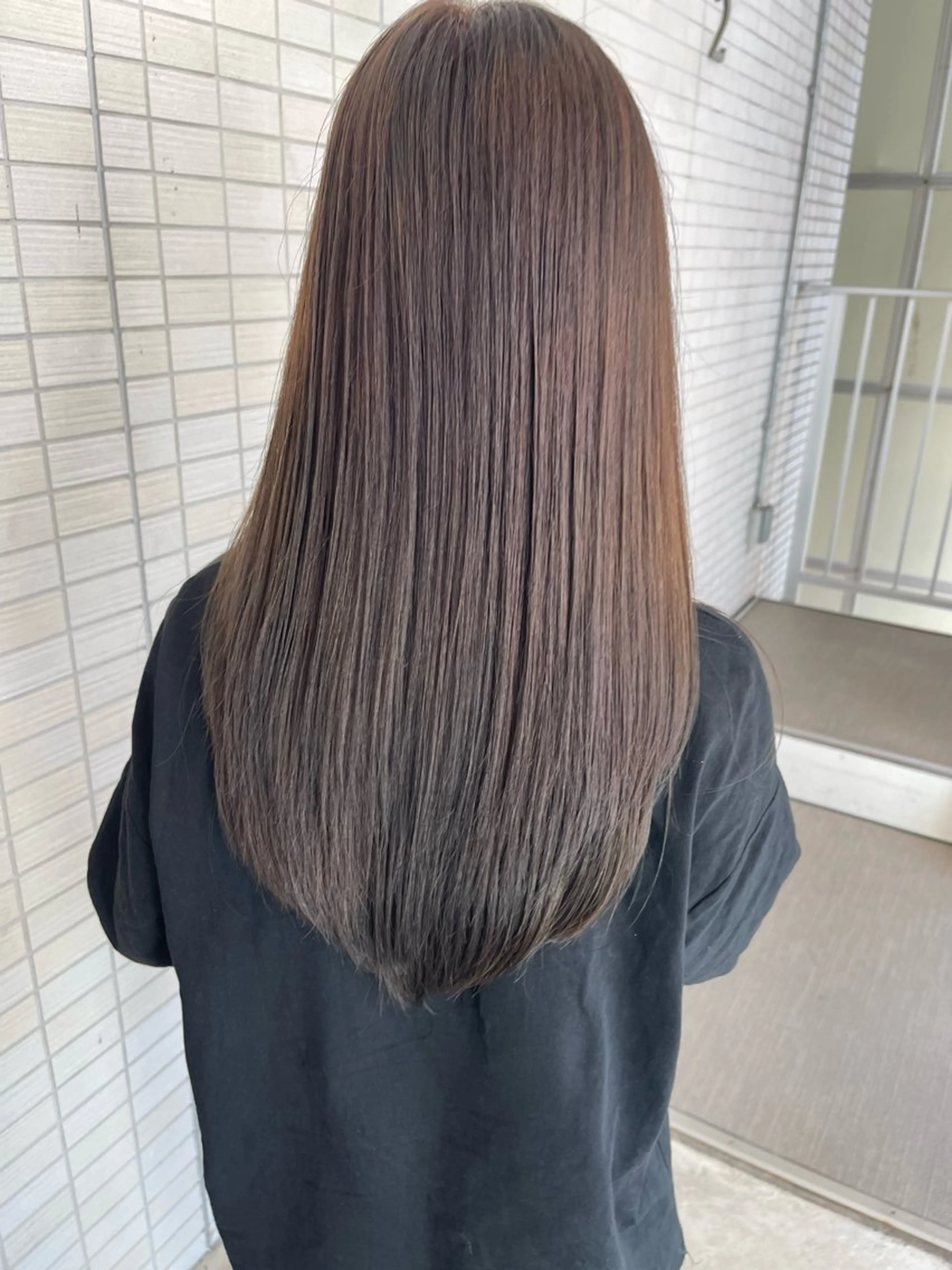 ロング カラー イルミナカラー カット ヘアカラー トリートメント ショート/ボブ アンドウ☺︎のヘアスタイル