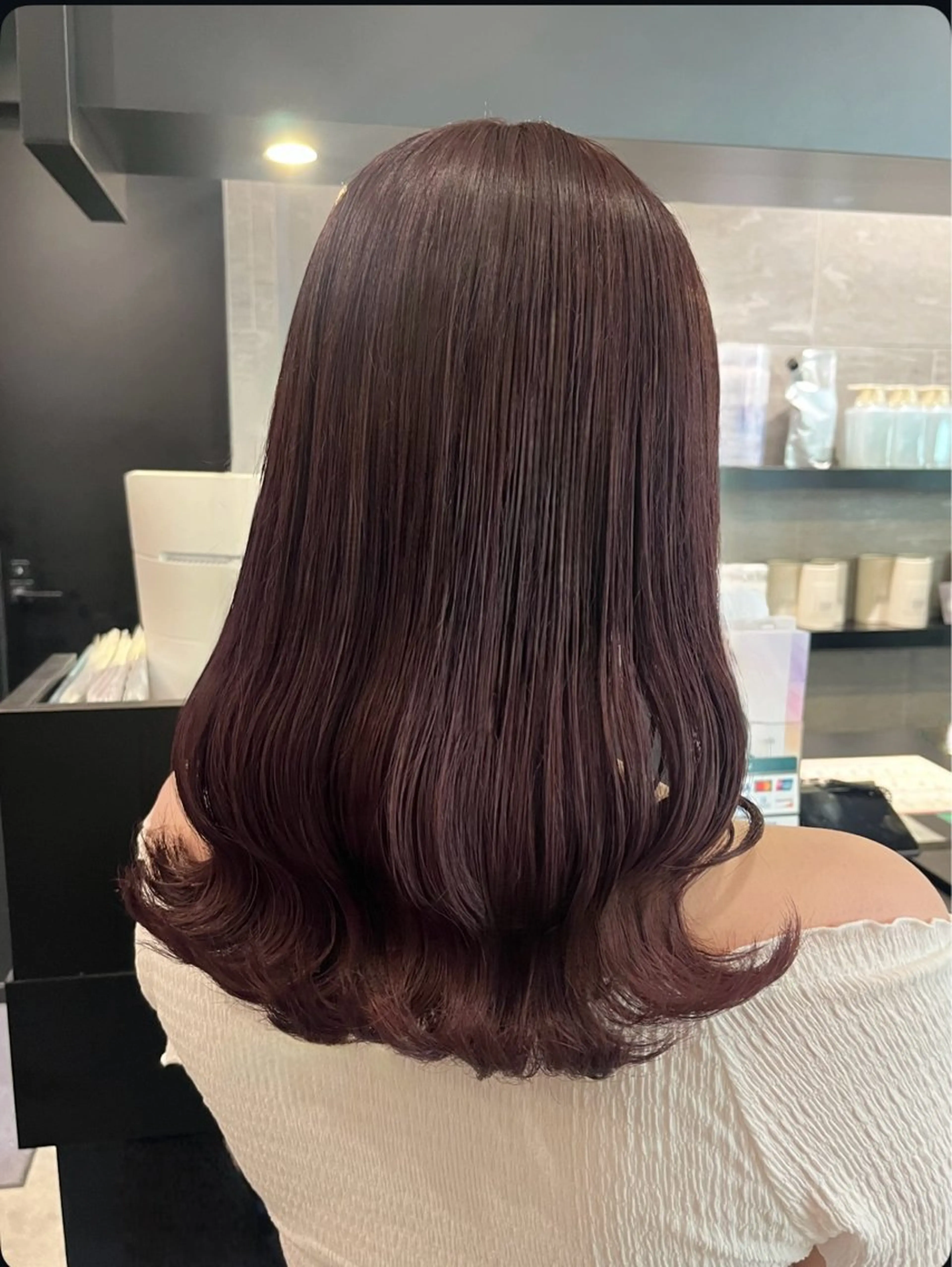 ミディアム ヘアカラー ダブルカラー🫐 /まゆ🎀のヘアスタイル