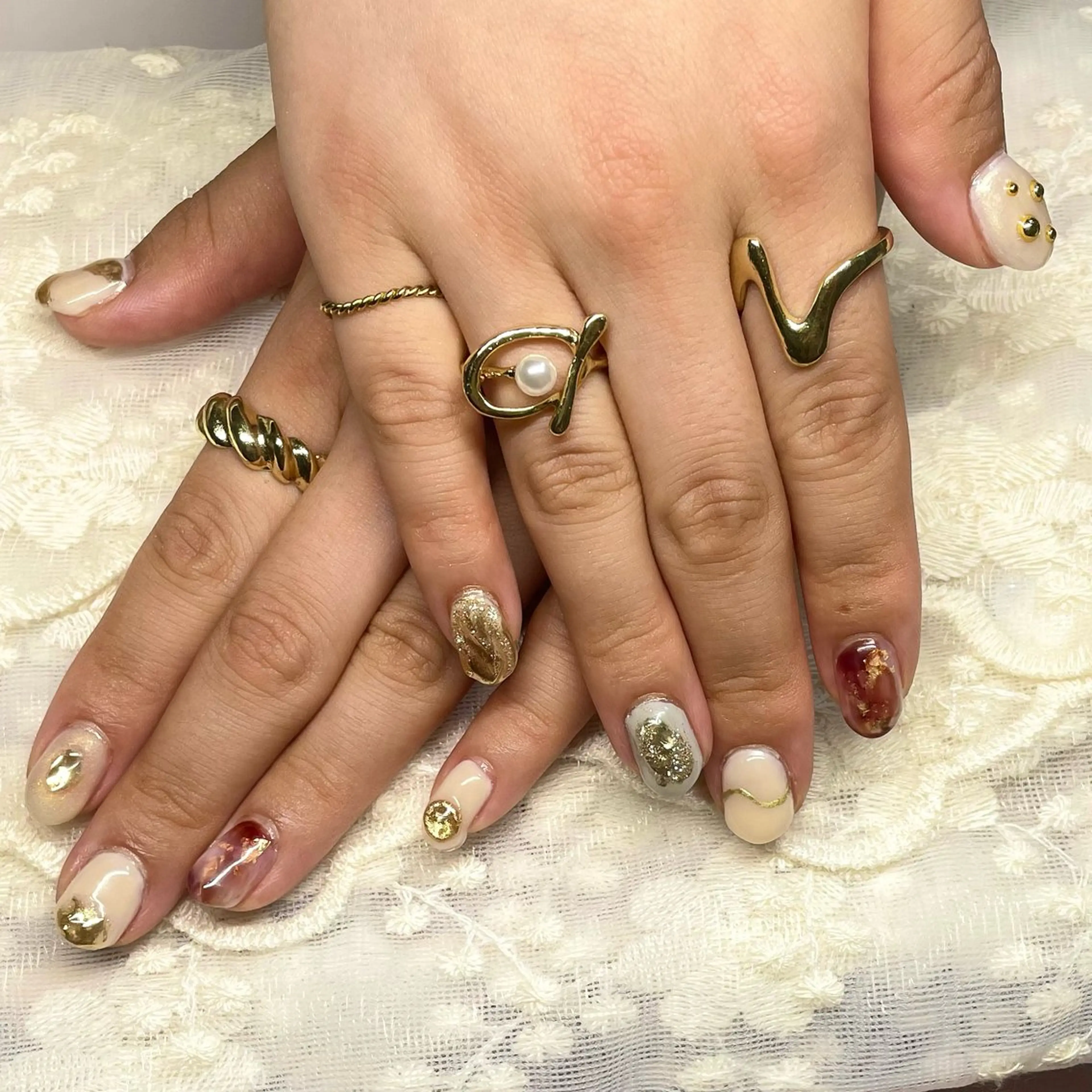 ネイル 藤島 咲良のネイルデザイン