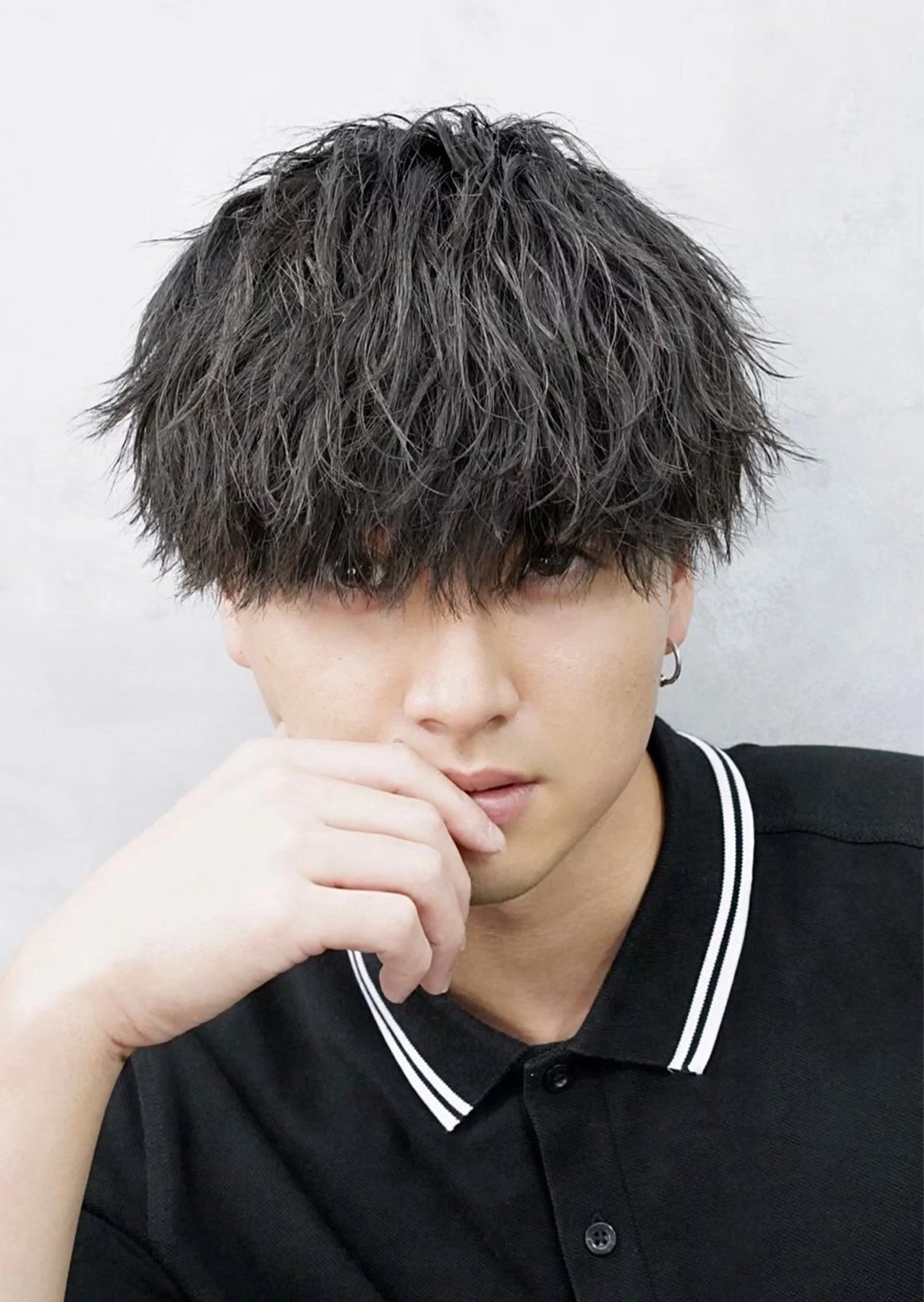 ショート パーマ 石川 琉星のヘアスタイル