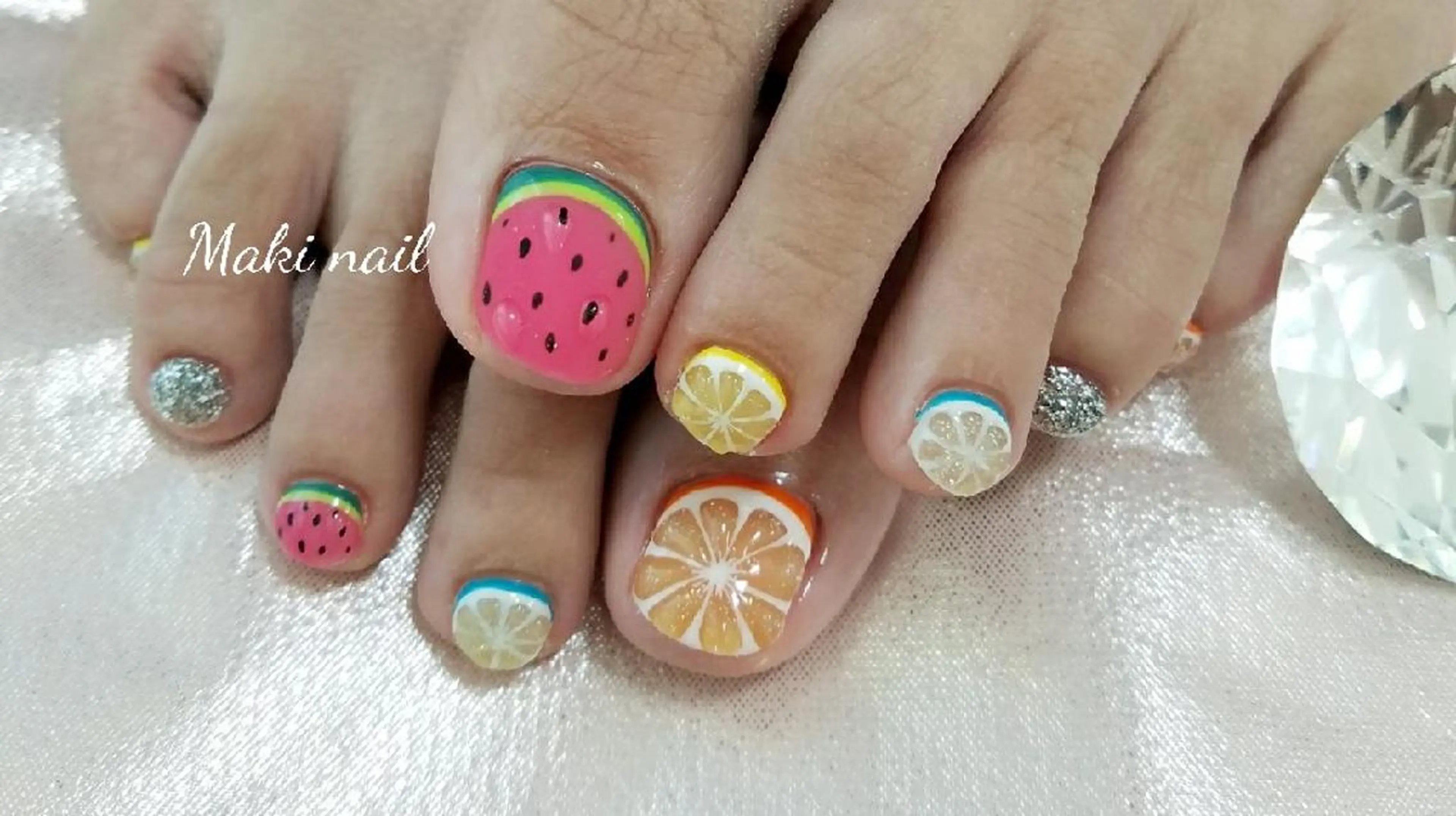 ネイル フットネイル   MAKI NAILのネイルデザイン