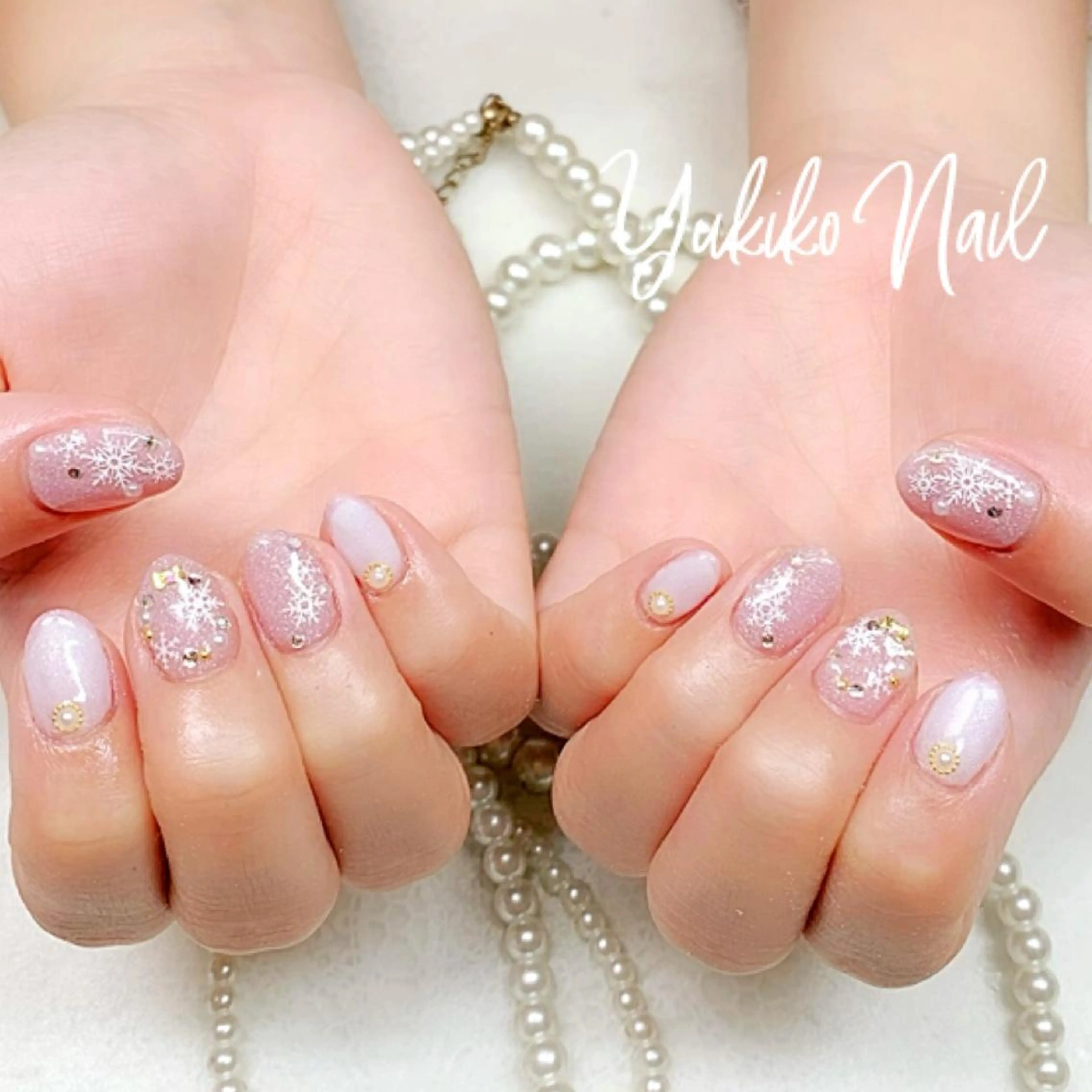 ネイル キラキラネイル ハンドネイル ユキコ ネイルのネイルデザイン