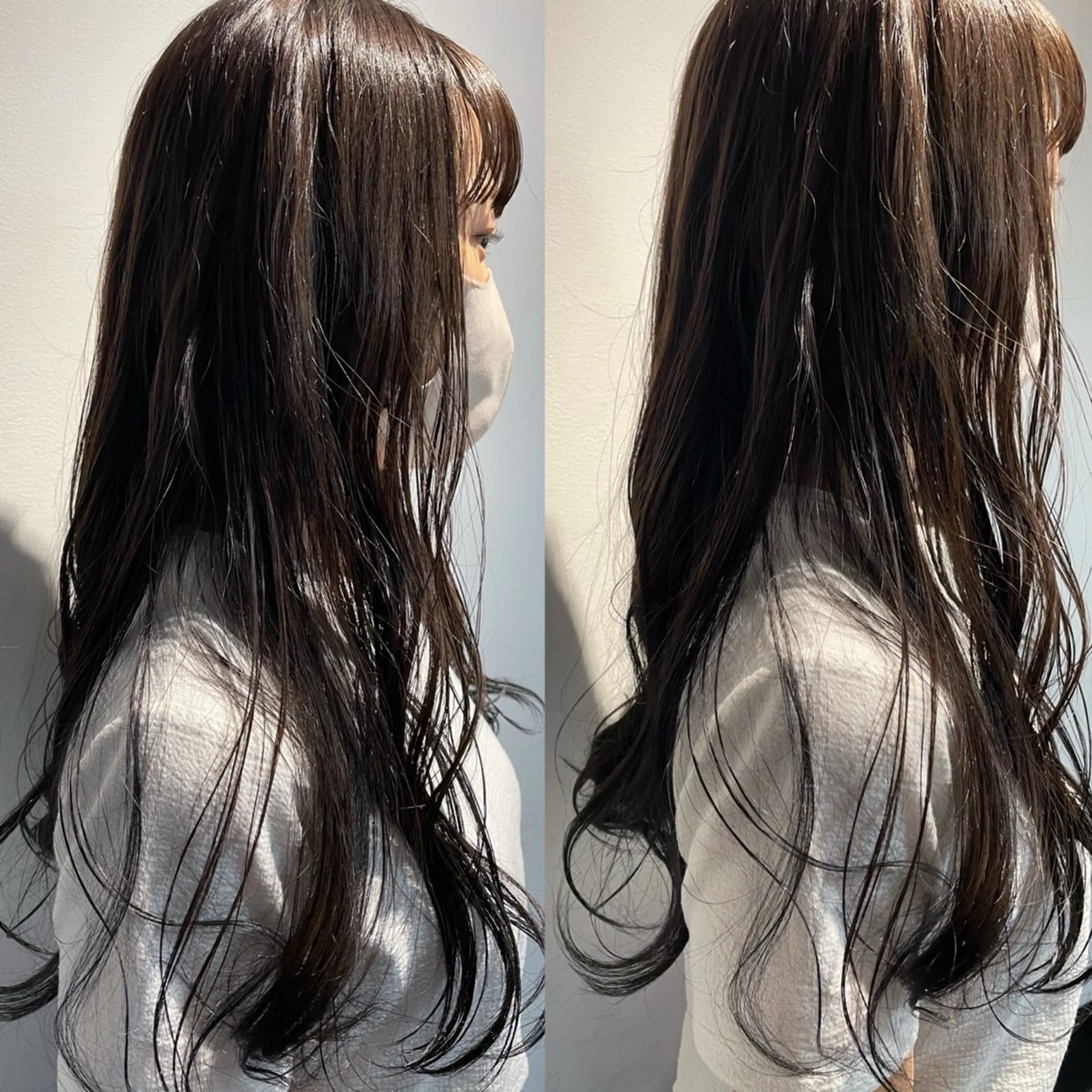 ロング カラー 佐野 えり奈のヘアスタイル