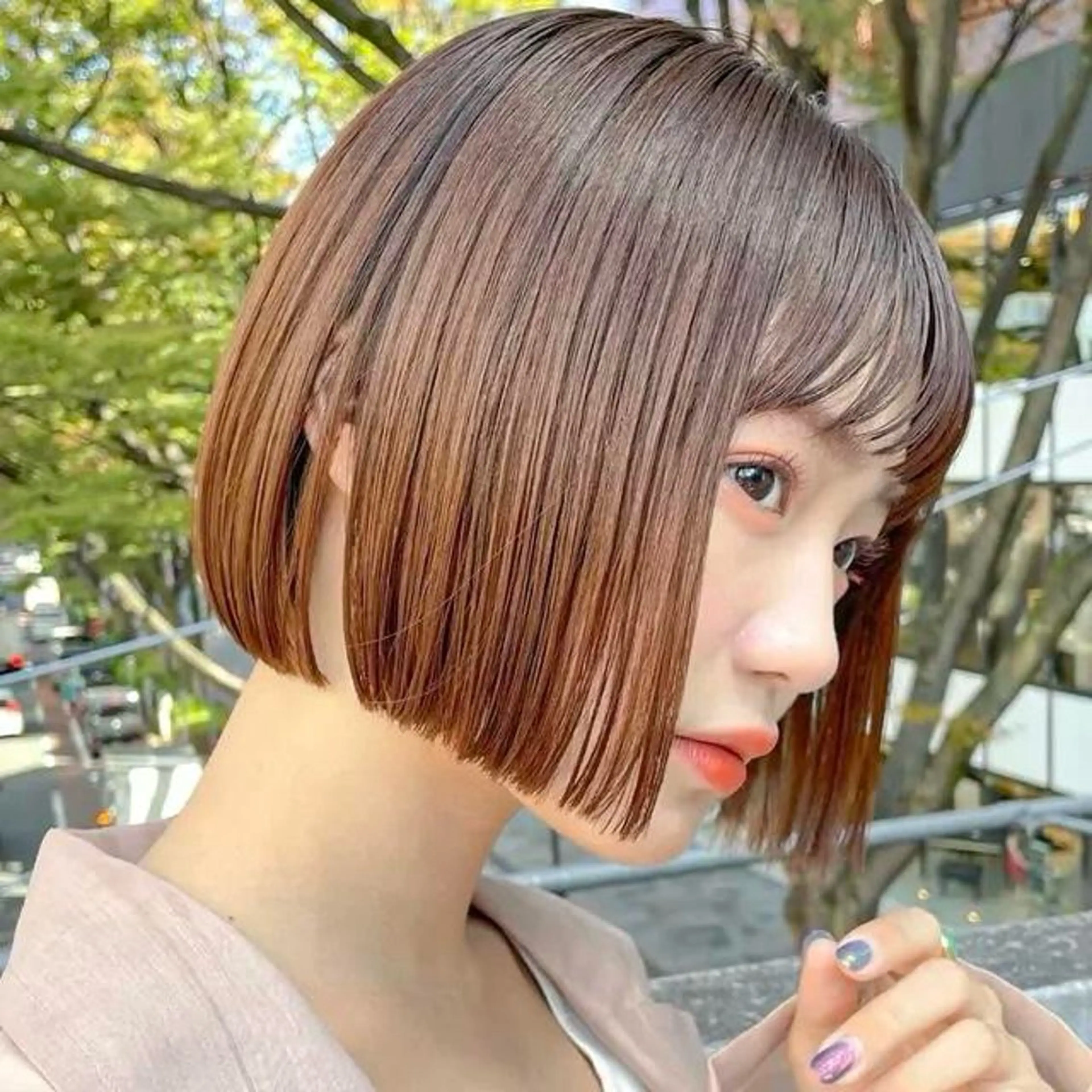 ショート 竹谷 奈津実のヘアスタイル