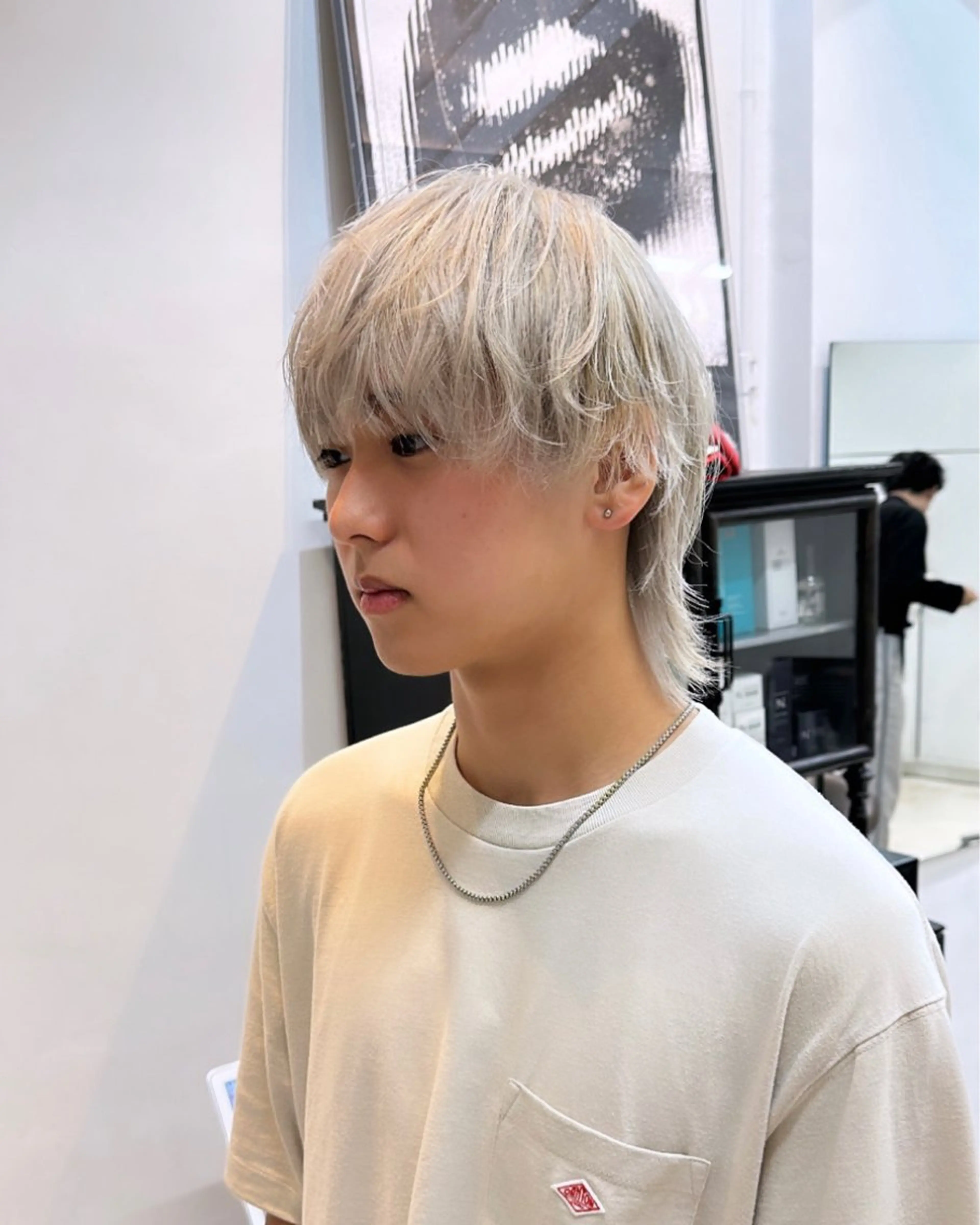 ショート カラー ヘアアレンジ メンズ カット ササキカズマ〻透明感 〻色落ち〻赤み消しのヘアスタイル