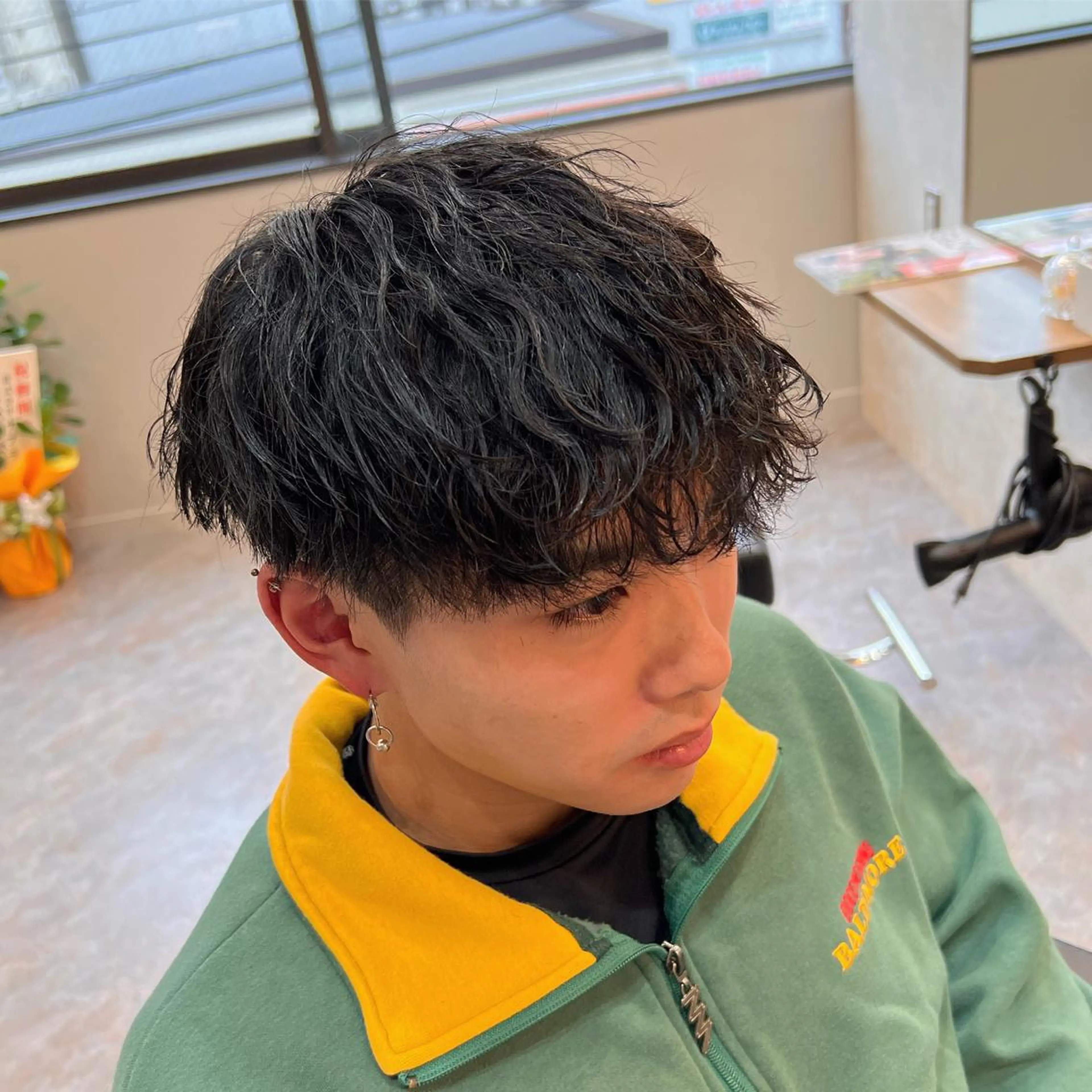 ショート パーマ メンズ メンズ専門 花瀬弘晃のヘアスタイル