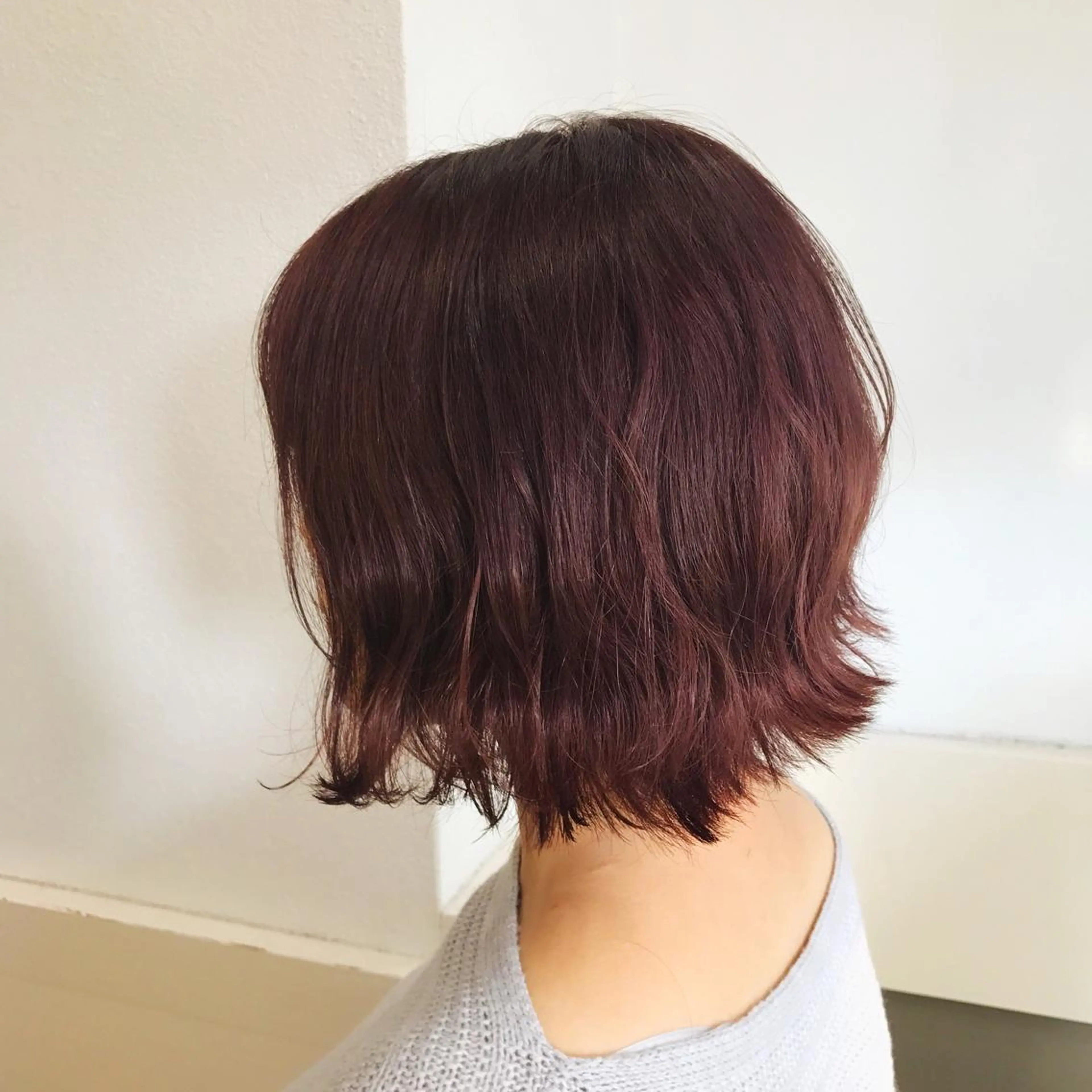 ショート カラー ヘアアレンジ ラベンダーカラー カット ヘアカラー トリートメント GiseL天神カラー 髪質改善/ブリーチのヘアスタイル