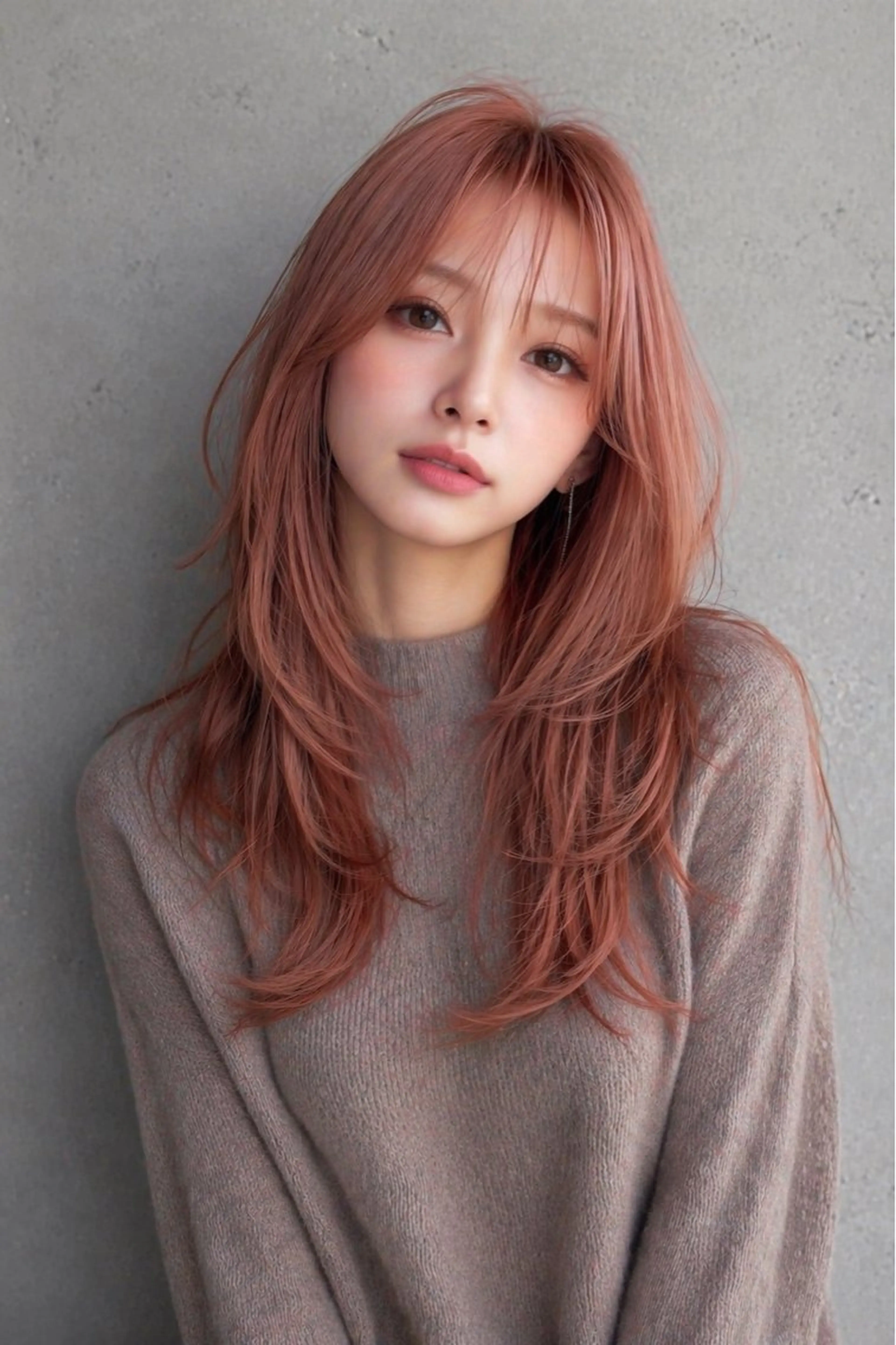ロング ロングレイヤー レイヤーカット ロング カット 盛れるレイヤー× ウルフMari🪽のヘアスタイル