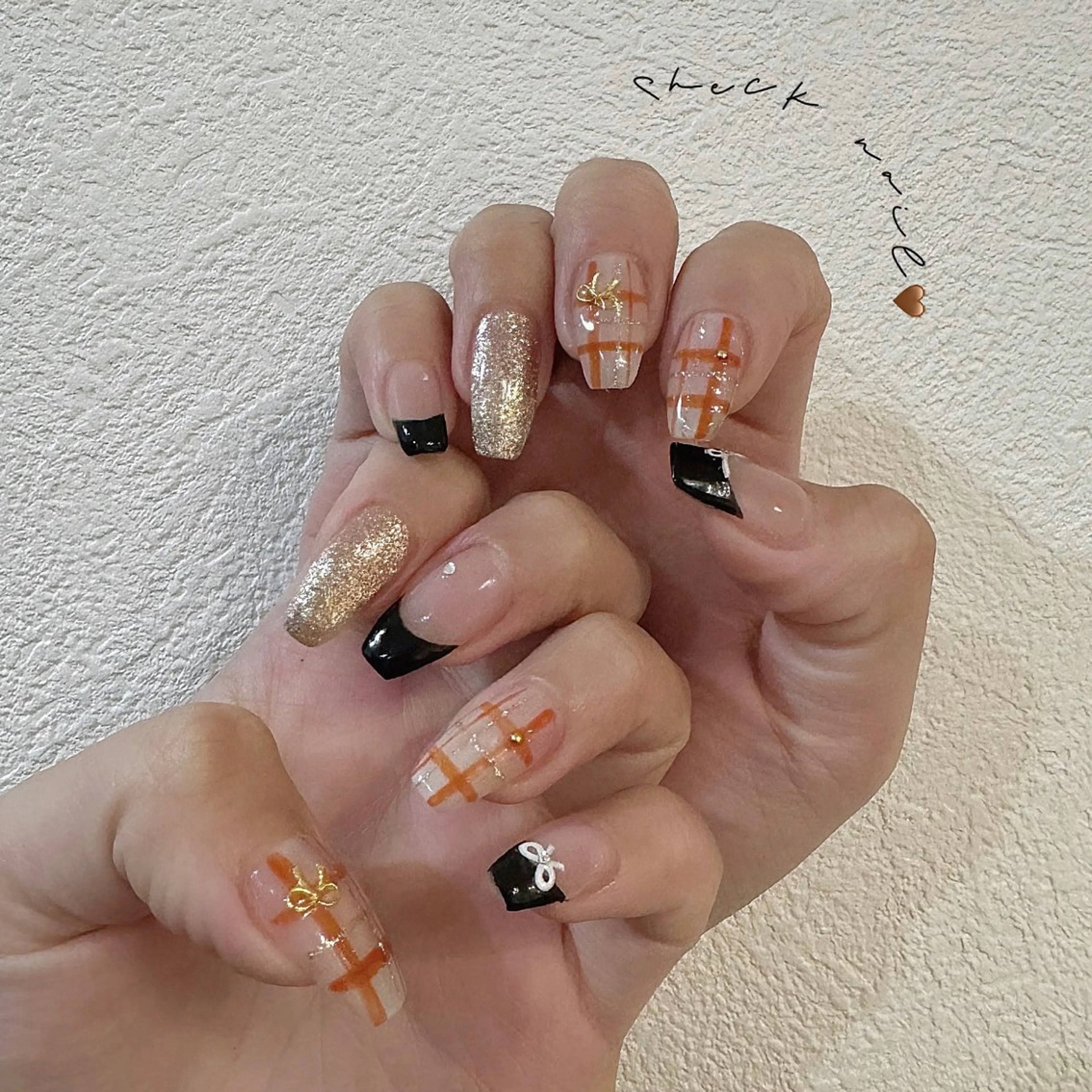 ネイル ハンドネイル シュシュ 🎀 girly nailのネイルデザイン