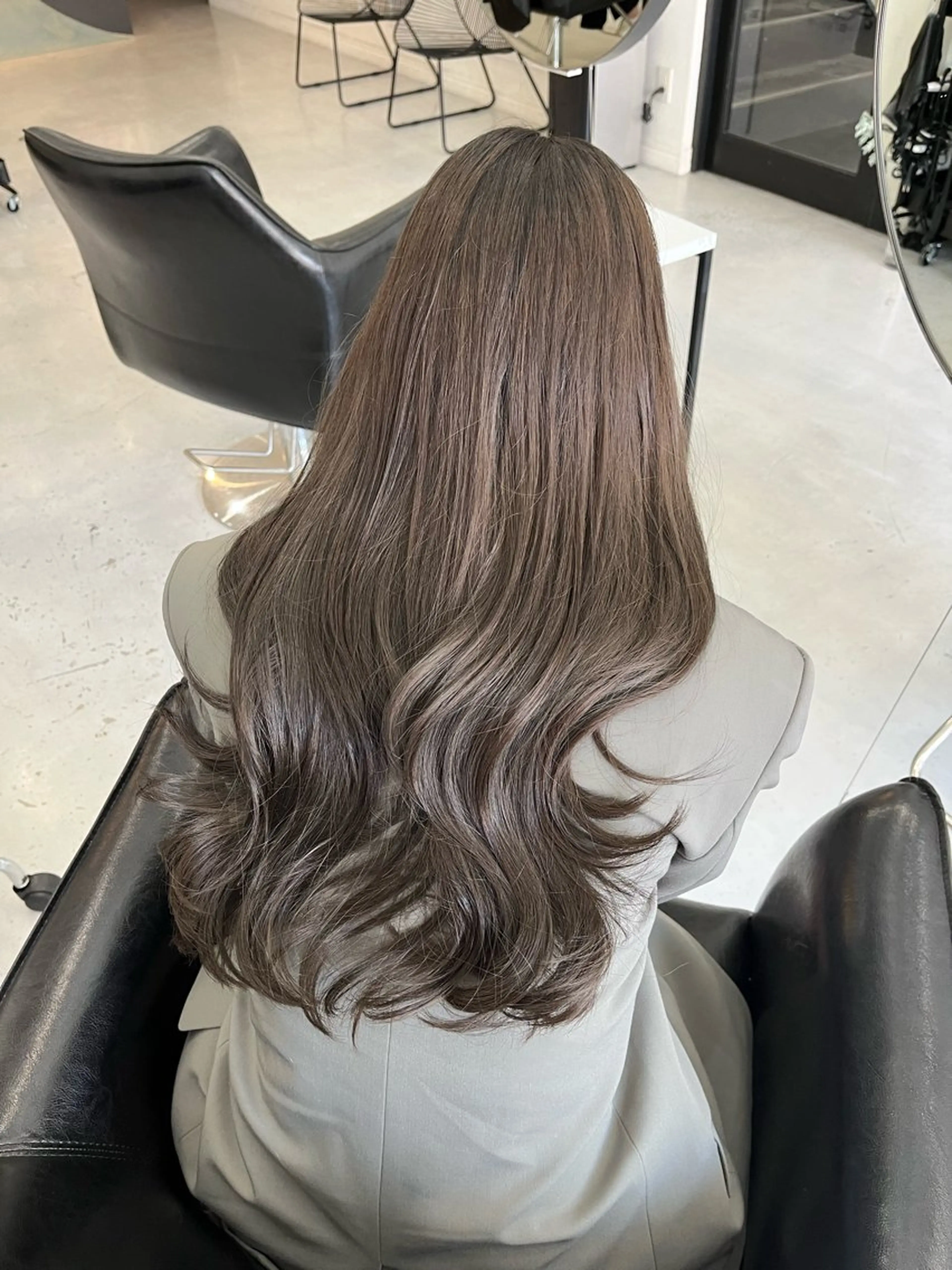 カラー オリーブカラー maisonHALU /古吉かやのヘアスタイル