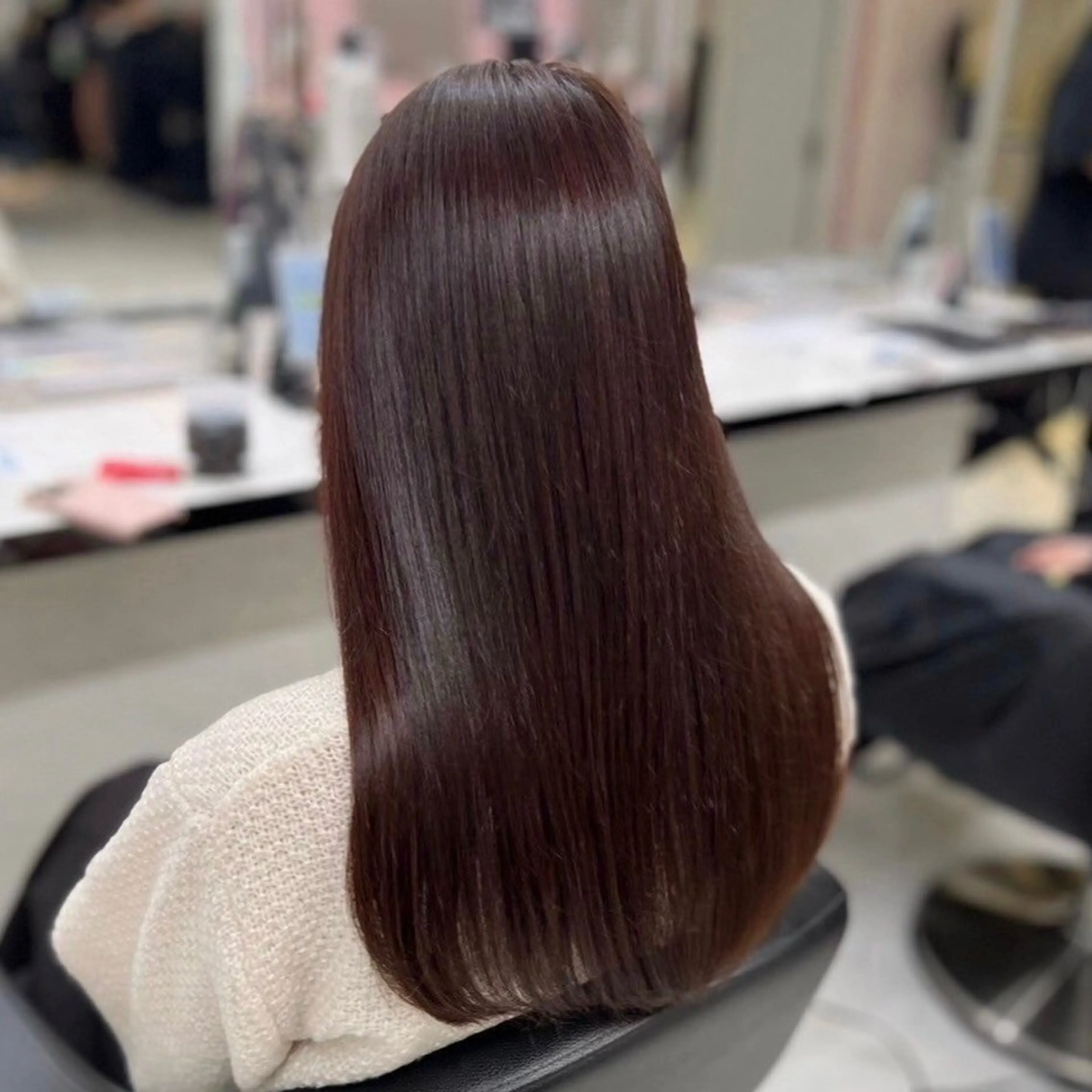 セミロング 🎀🧁ダメージレス 艶髪カラー🧁🎀のヘアスタイル