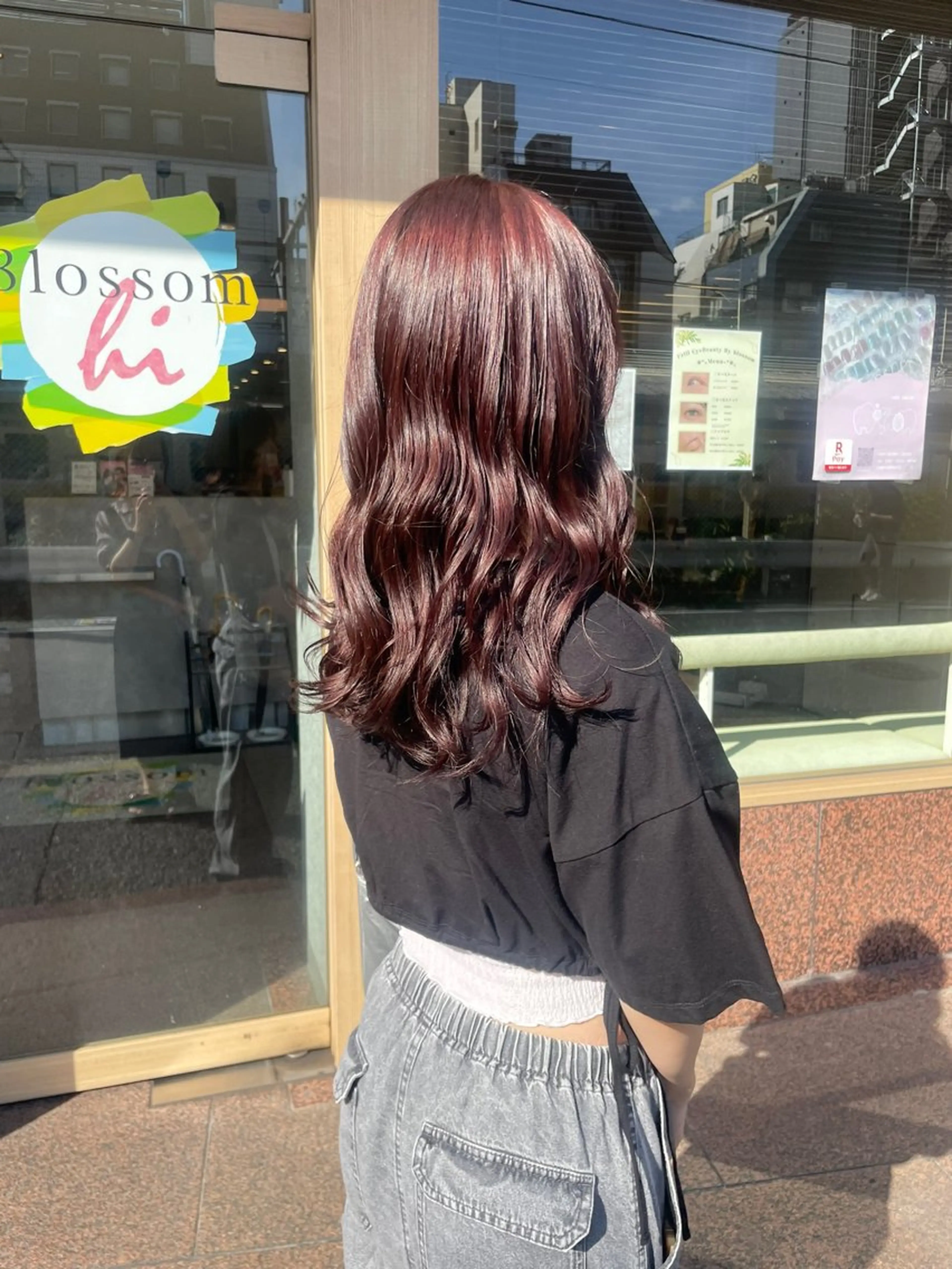 ロング カラー ブラウンカラー ピンクカラー ピンクブラウン 髪質改善/Bloss om🌷高橋沙衣のヘアスタイル