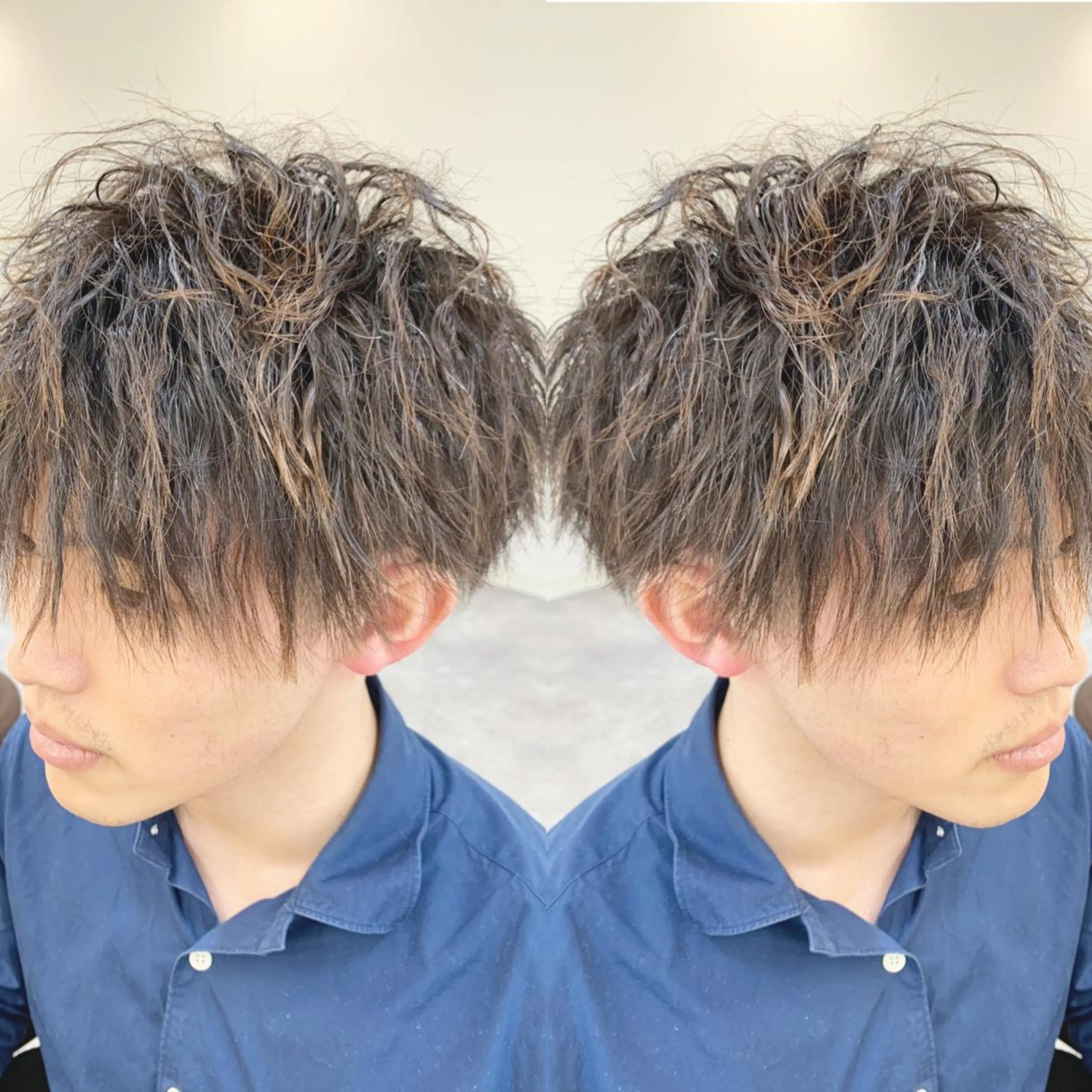 ミディアム カット パーマ H (エイチ) 烏丸御池店のヘアスタイル