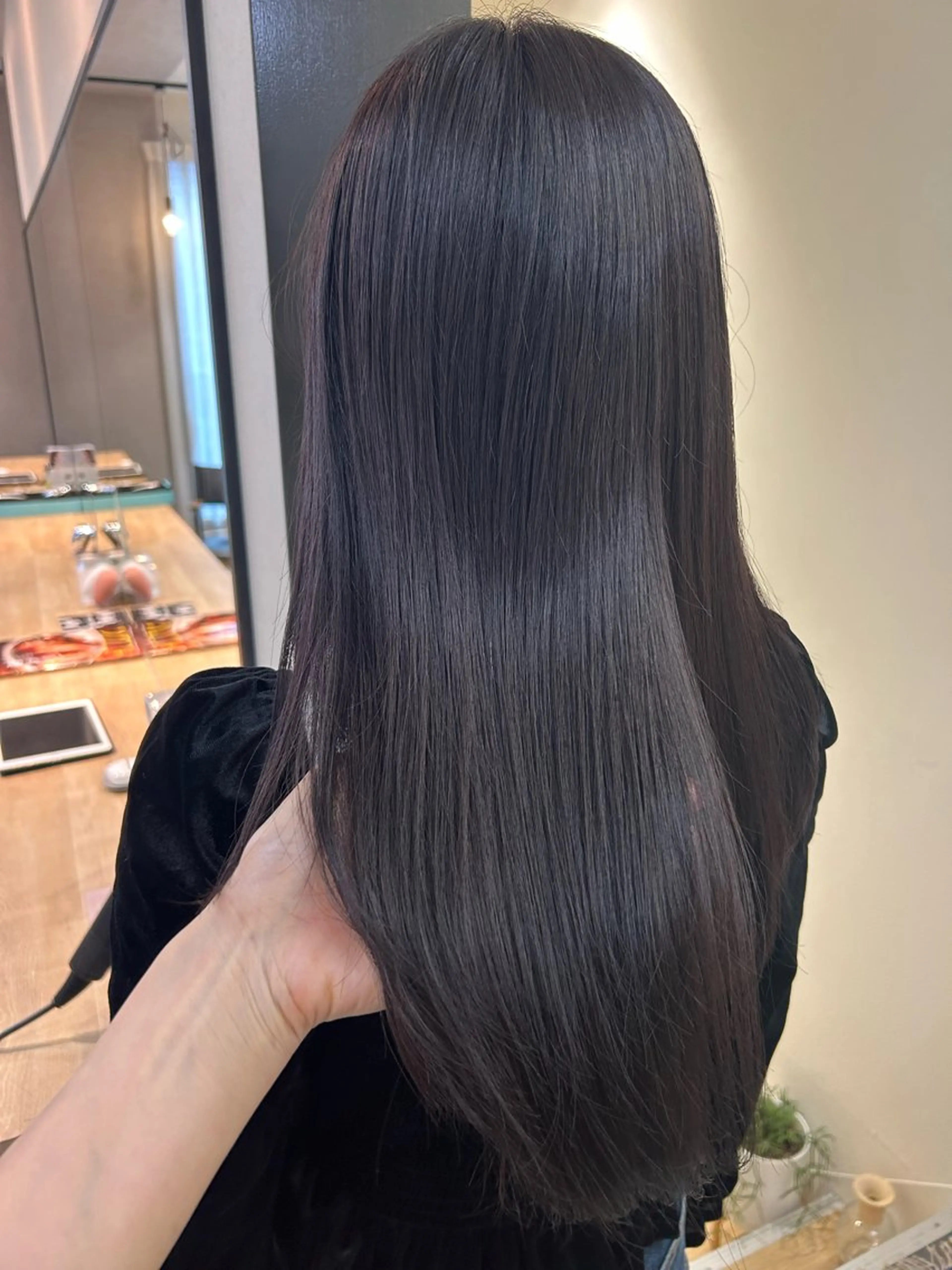 ロング カラー ディープラベンダー ラベンダーカラー hub hair レイヤー/透明感のヘアスタイル