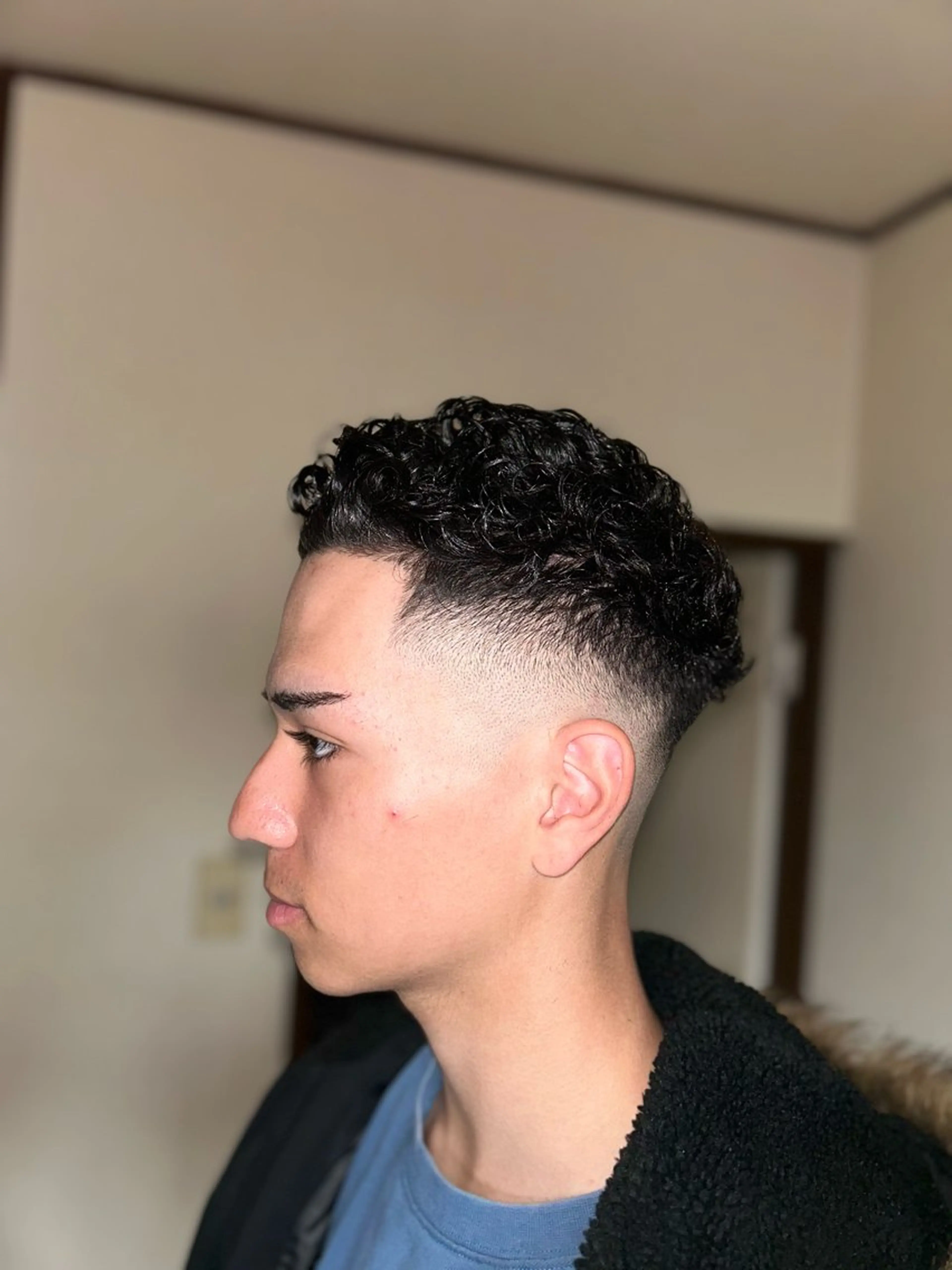 ショート メンズ フェードカット スキンフェード 仙庭 風輝のヘアスタイル