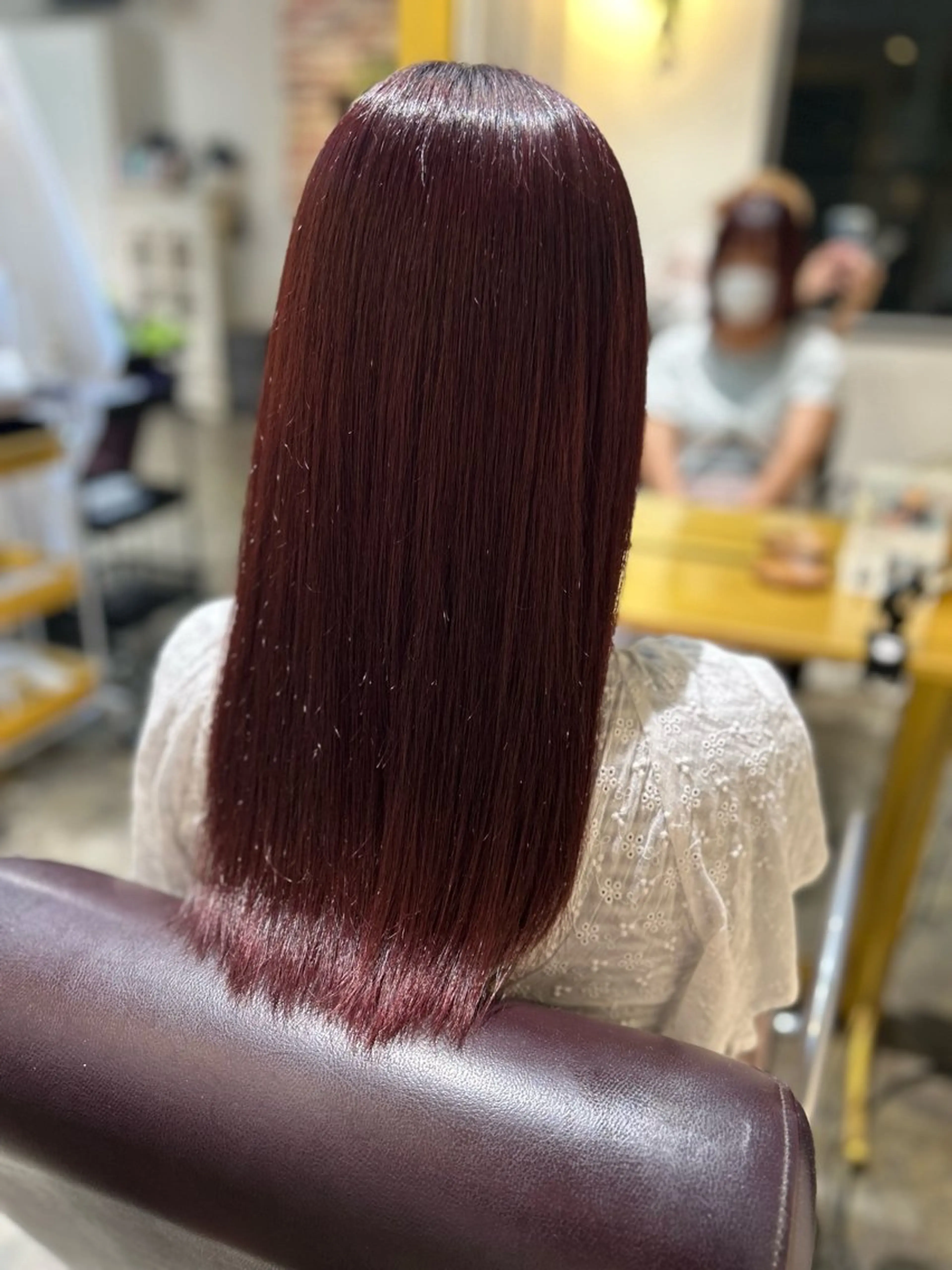ロング カット ヘアカラー 縮毛矯正 縮毛矯正／レイヤー／ 🌼mizukiのヘアスタイル