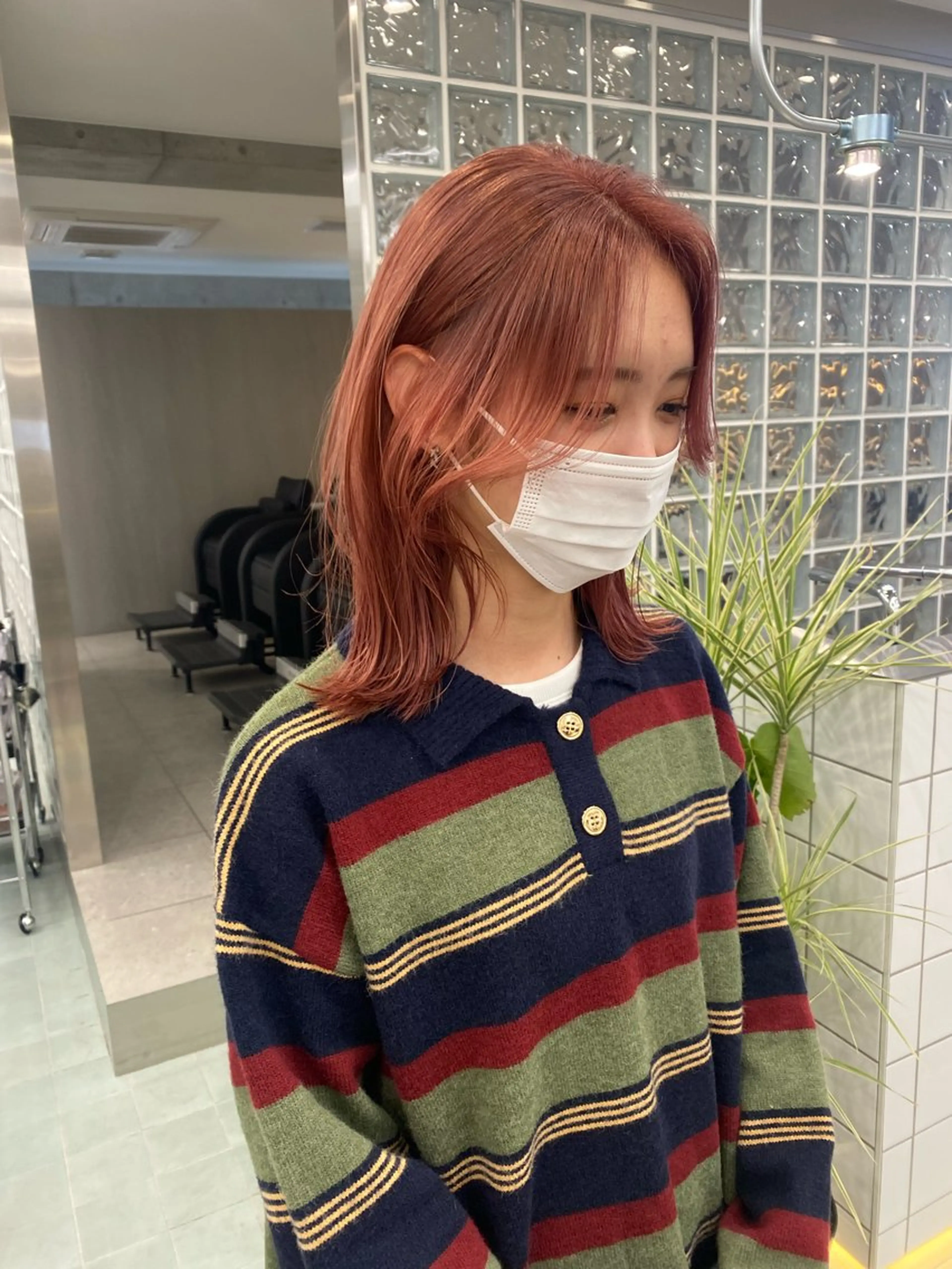 ミディアム カラー GRANDEUR やまだかなのヘアスタイル