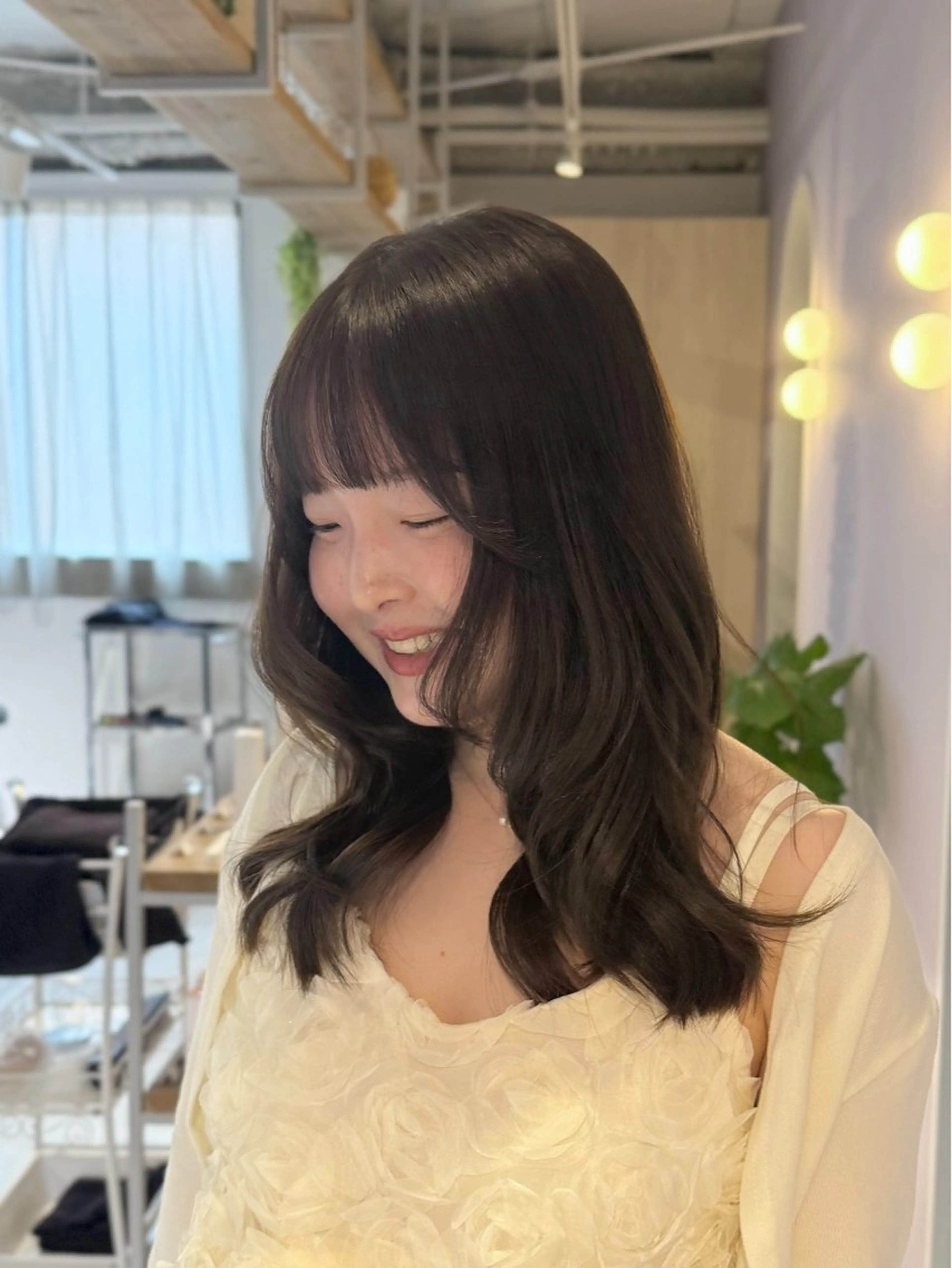 ミディアム 北千住 髪質改善 カナのヘアスタイル