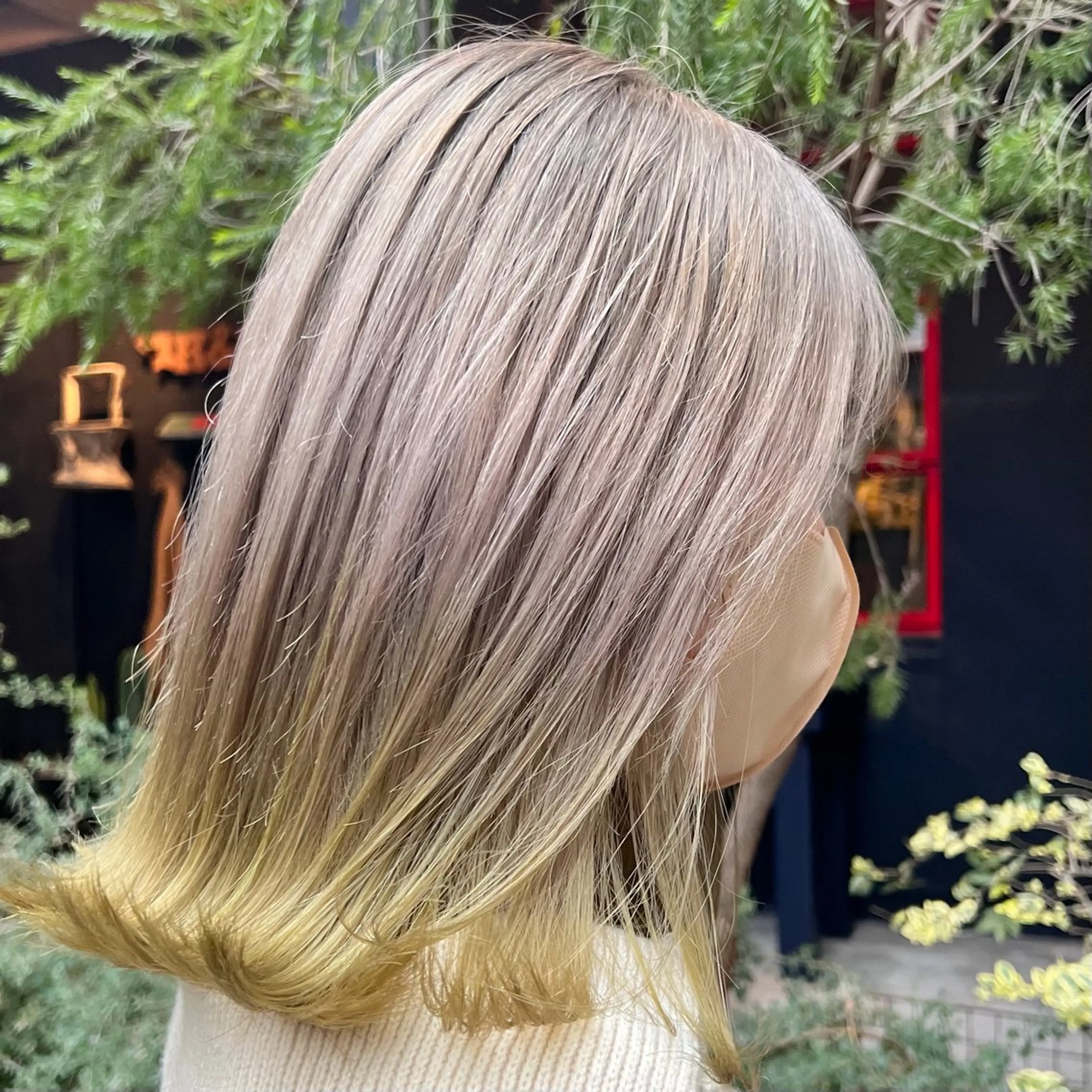 ミディアム カラー カット ヘアカラー EIGHT/ satone🩵のヘアスタイル