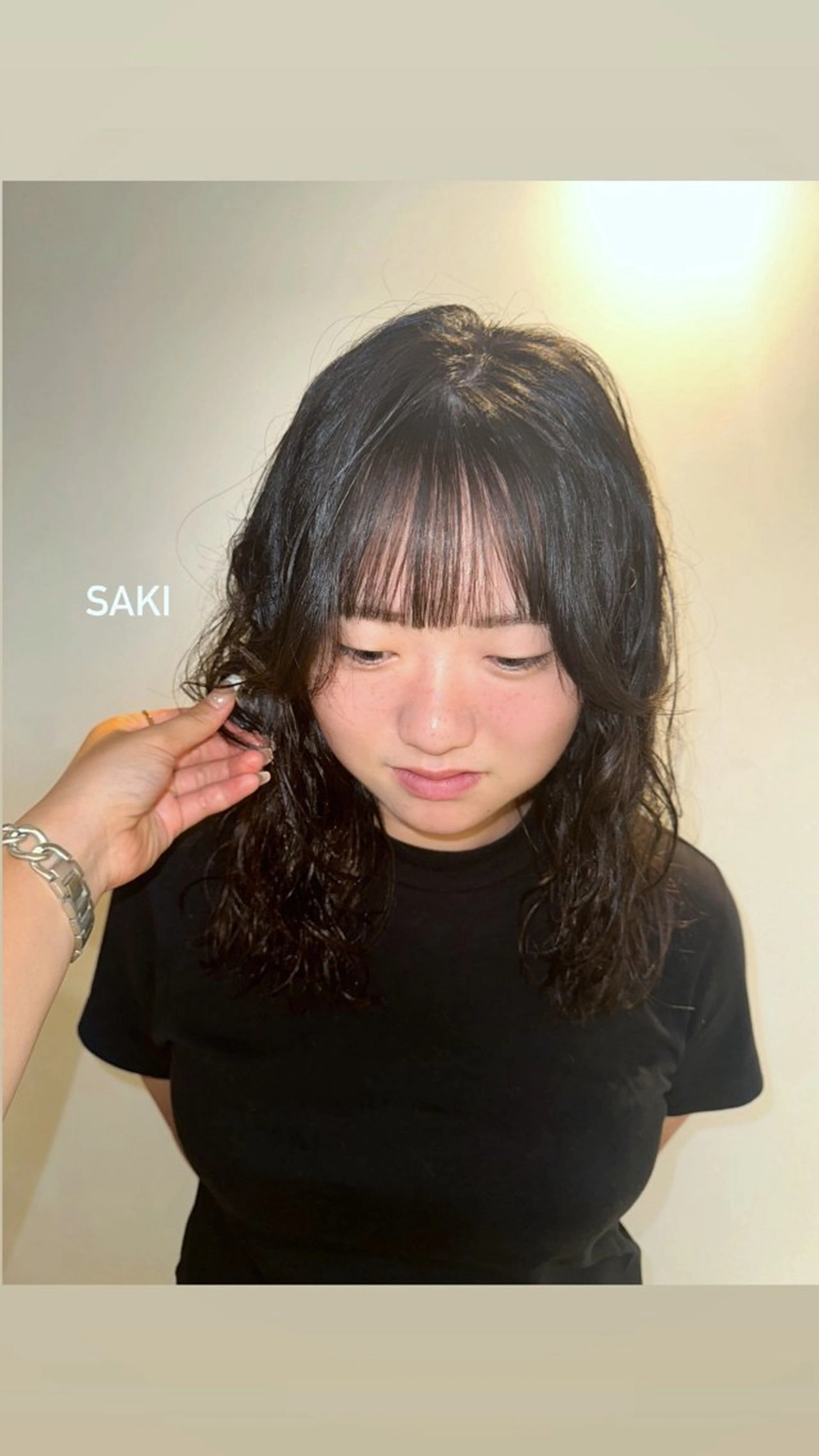 パーマ Saki / Dai myo hair大名のヘアスタイル