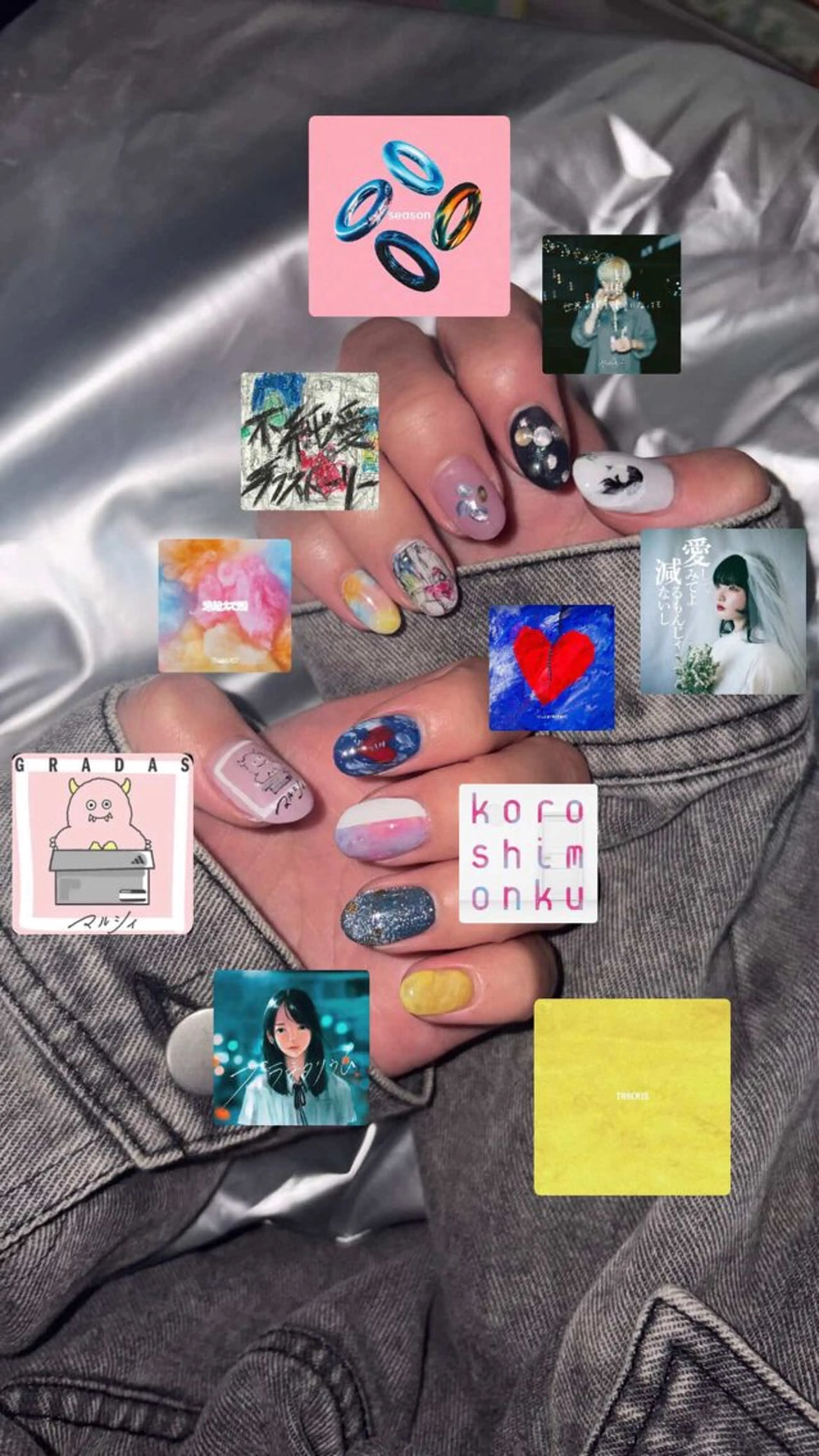 ネイル 艶ｶﾗｰ･:*個性派 ﾈｲﾙ🦋mire-のネイルデザイン