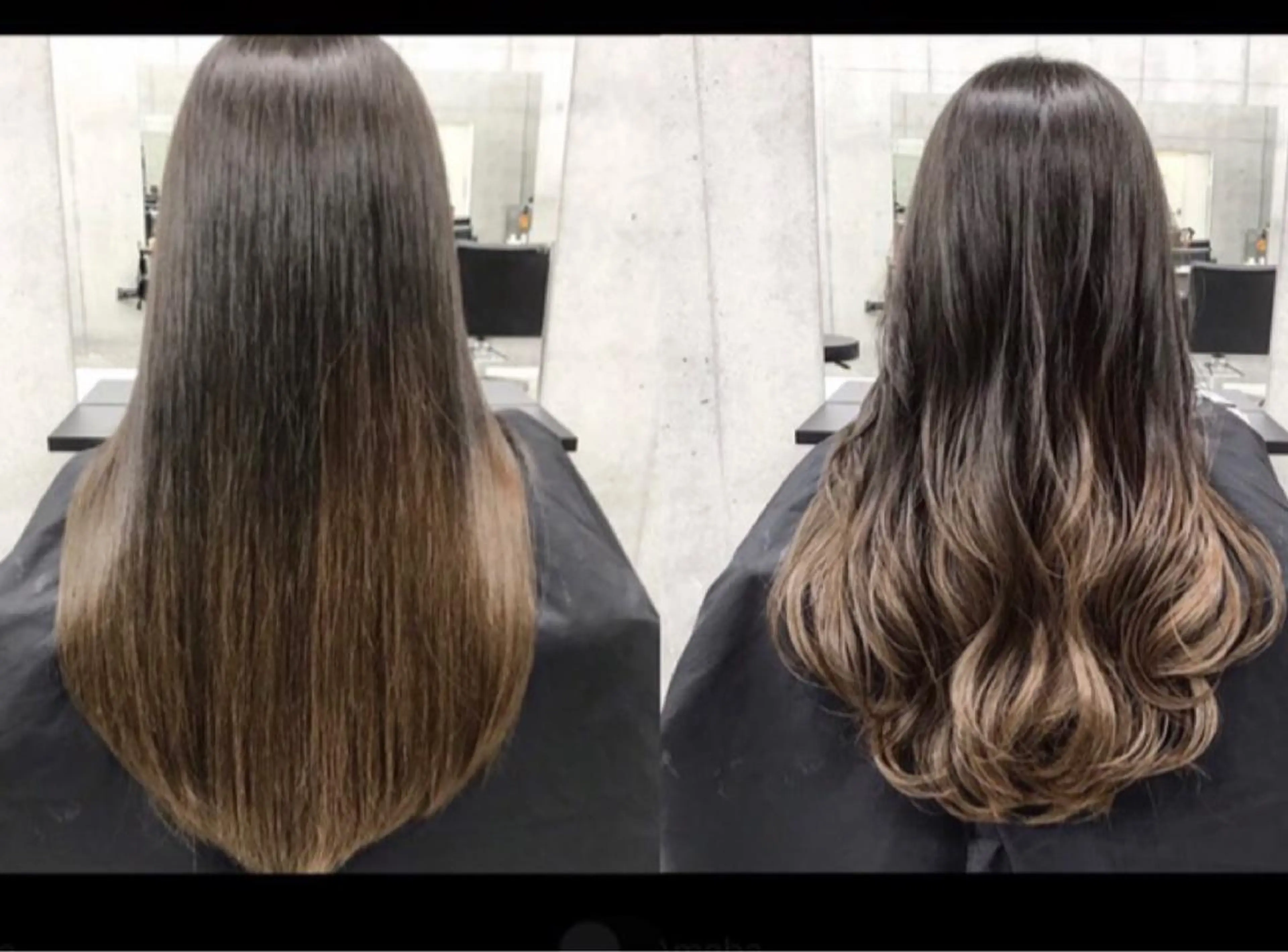 セミロング カラー ベージュカラー グラデーションカラー opus 店長大和 レイヤー/赤み消しのヘアスタイル