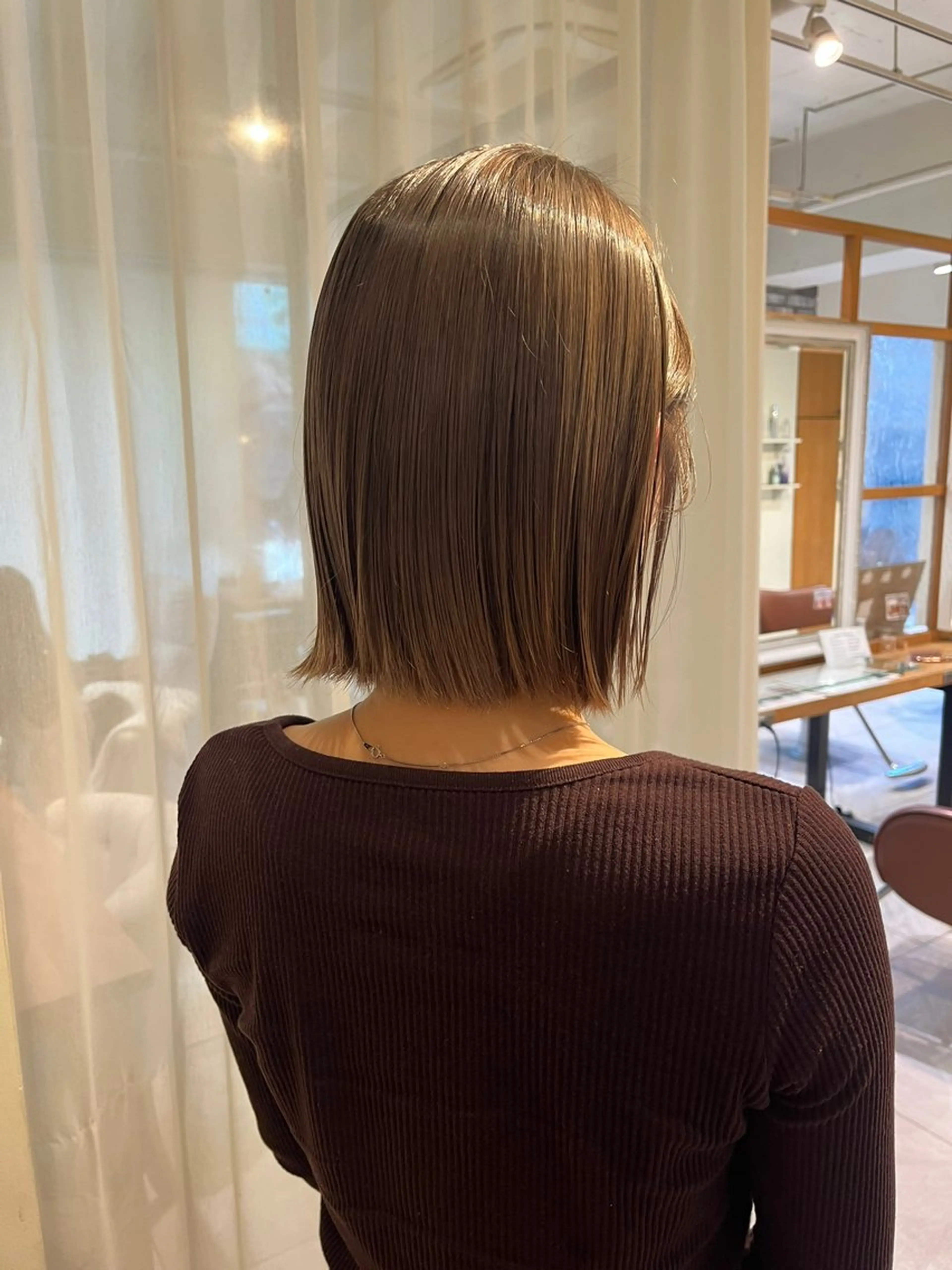 ショート ボブ カット ヘアカラー トリートメント 似合わせカット🌷関 郁美🌷のヘアスタイル