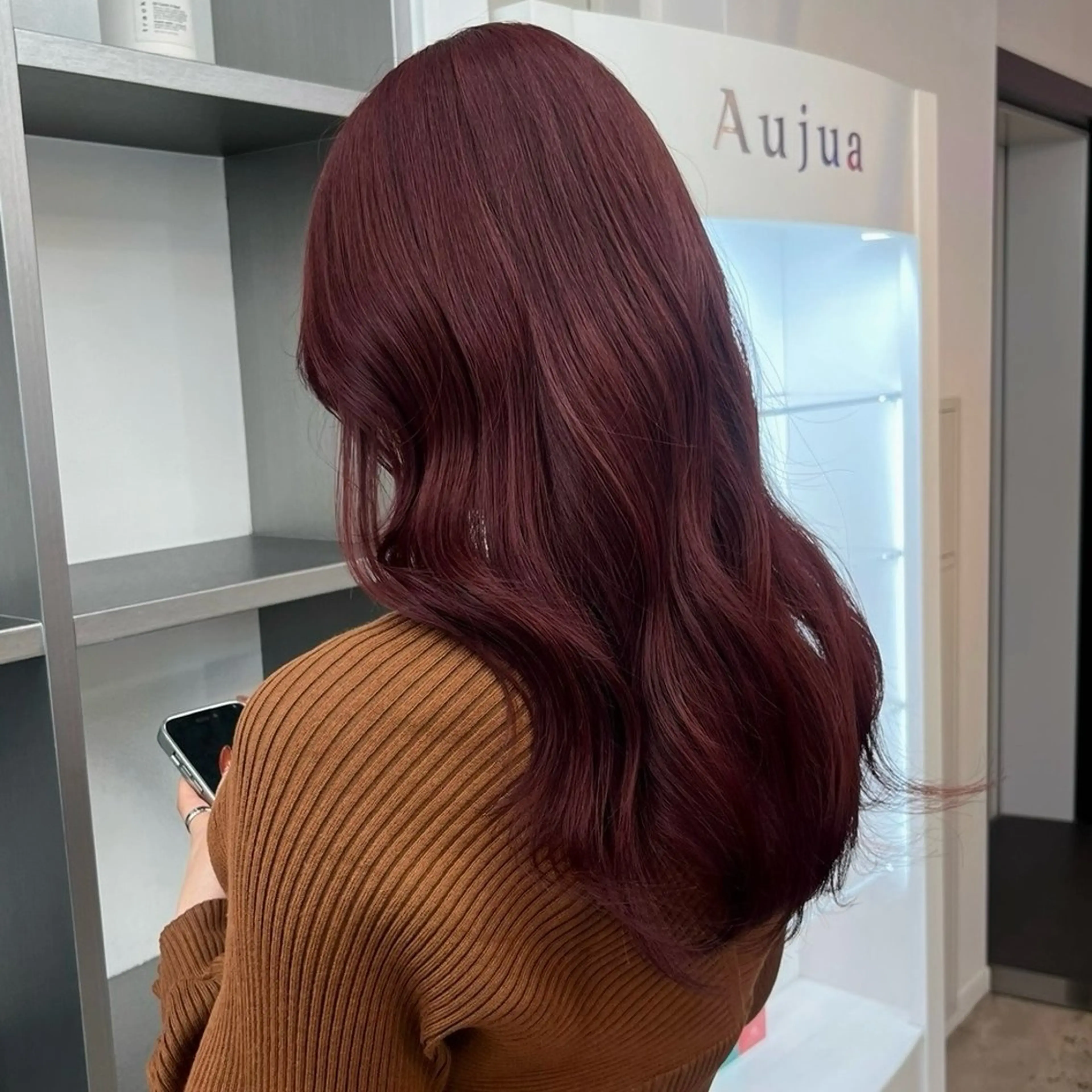 ロング カラー ピンクカラー カット ヘアカラー 🍒暖色✖️レイヤー ／Haruna🍒のヘアスタイル