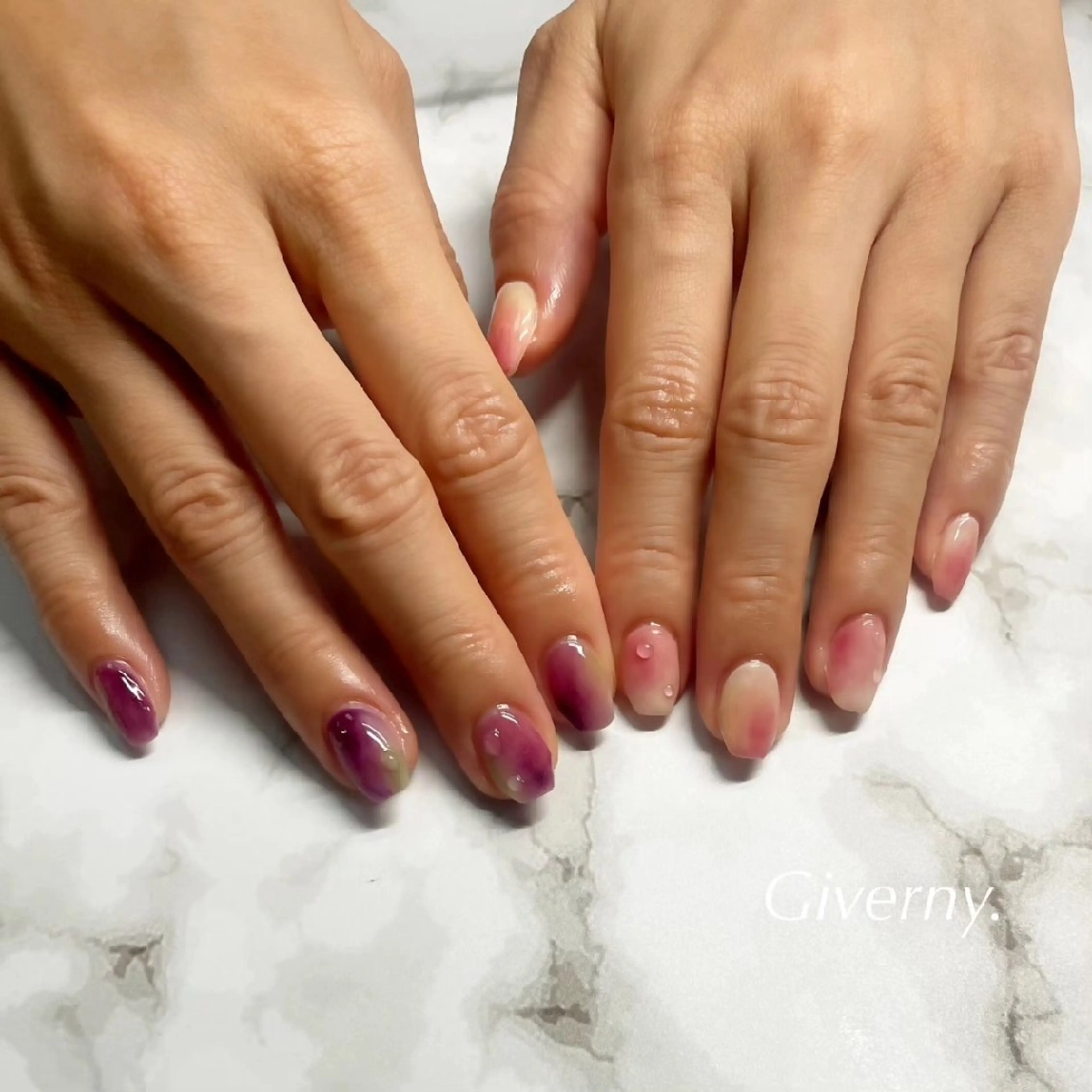 ネイル ハンドネイル Giverny .のネイルデザイン