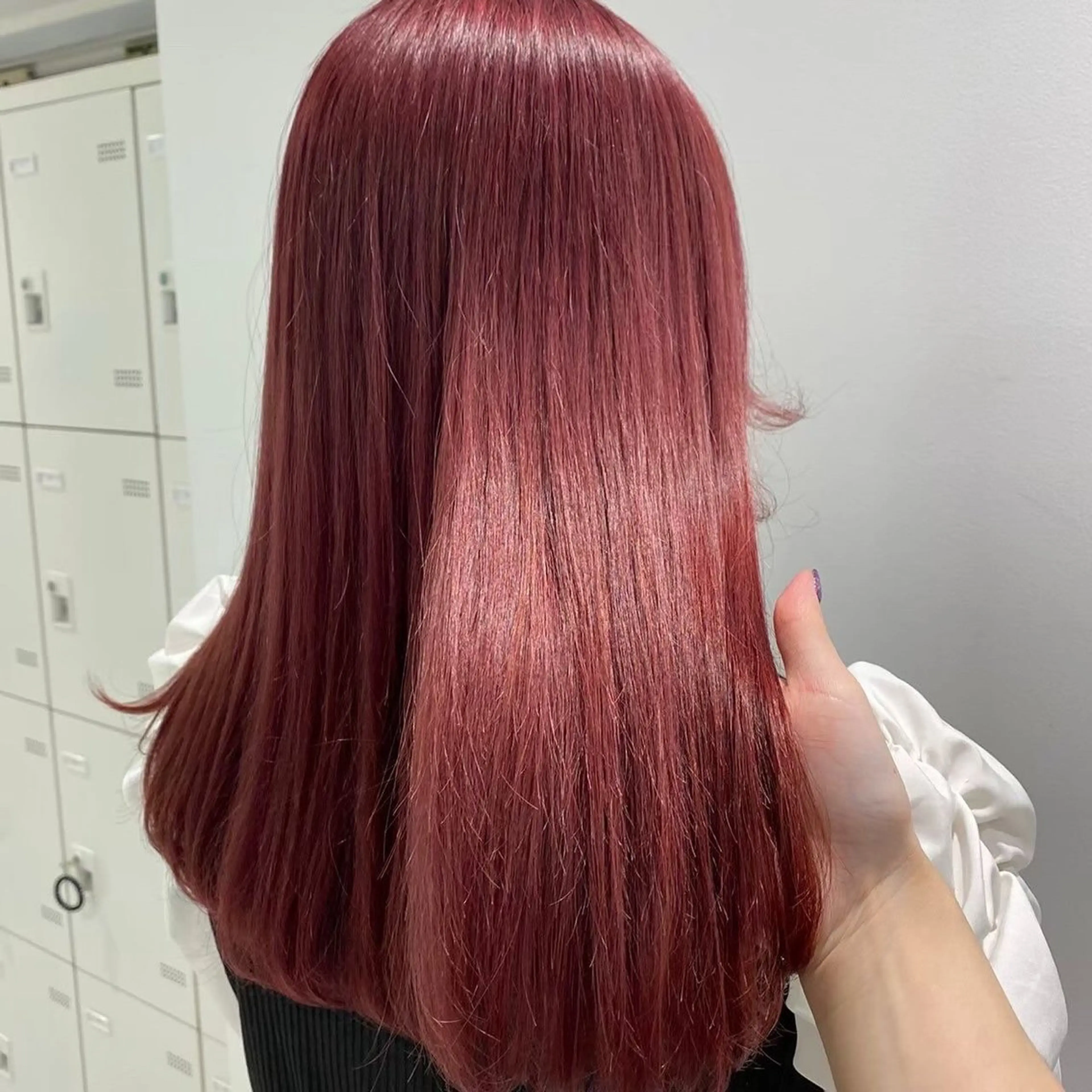 ロング まろっと艶感ブラウン ベージュ🤍まなかのヘアスタイル