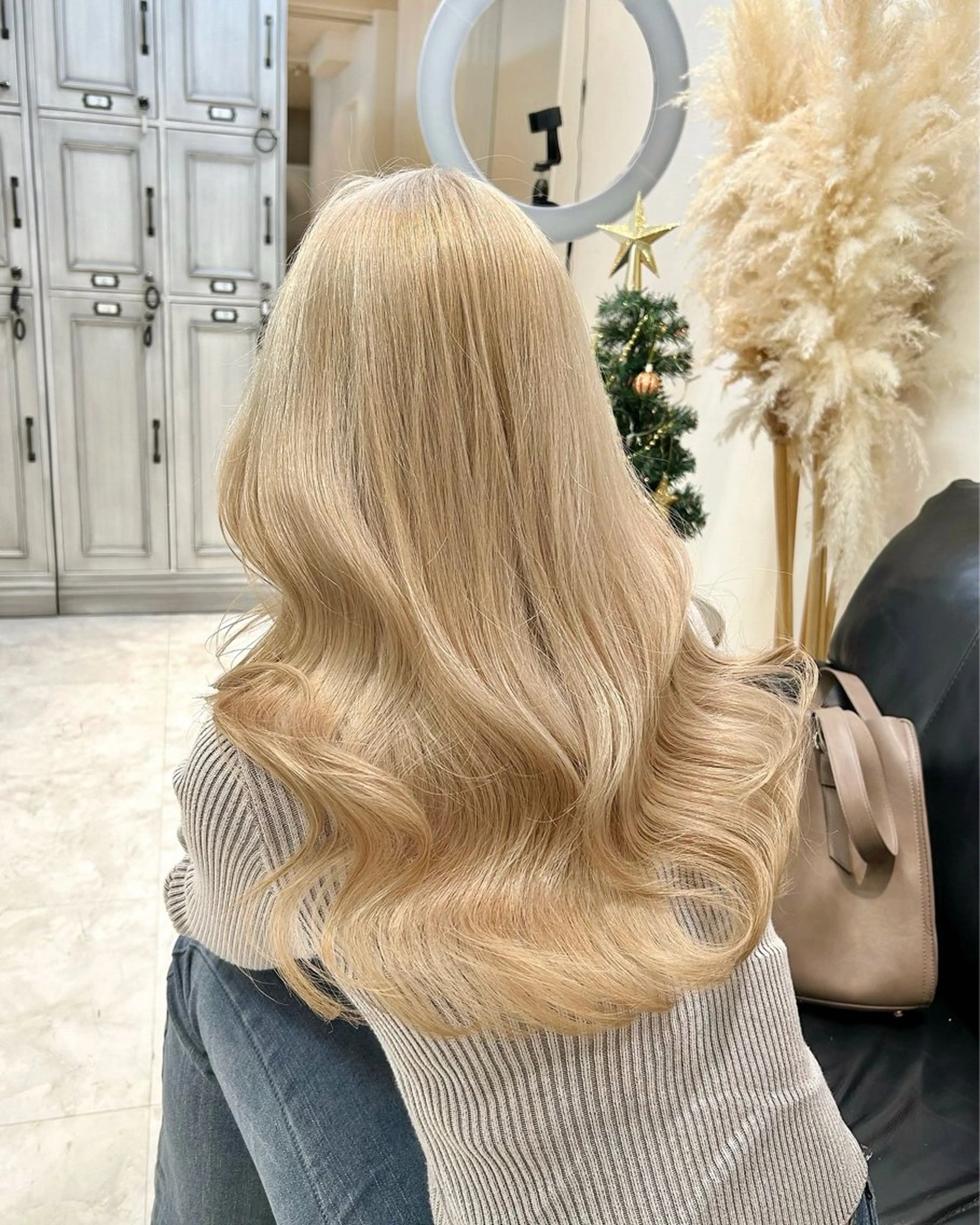 ロング カラー ヘアカラー トリートメント ANKH CROSS 🦋mako🦋のヘアスタイル