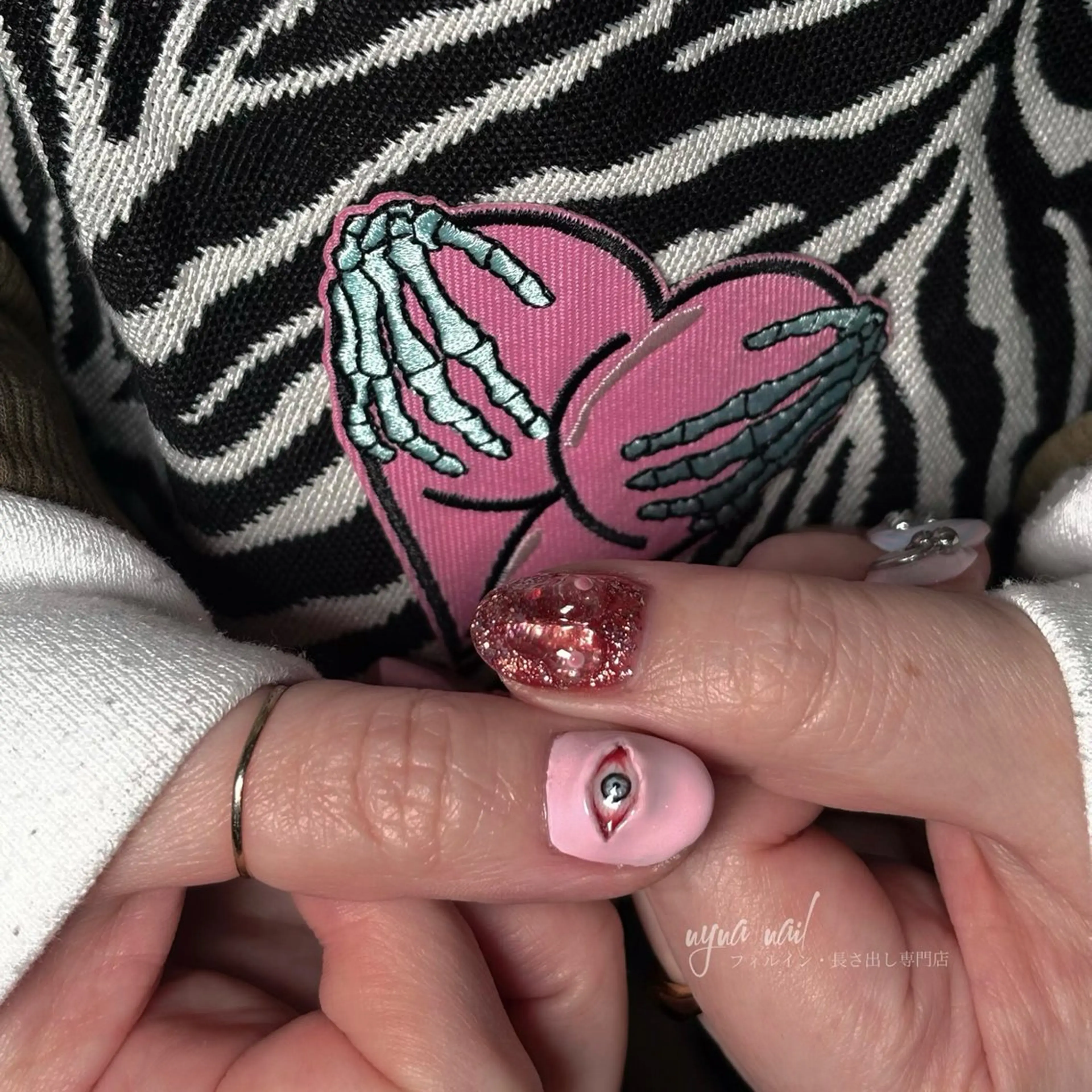 ネイル ハンドネイル 長さ出し専門 nynaのネイルデザイン