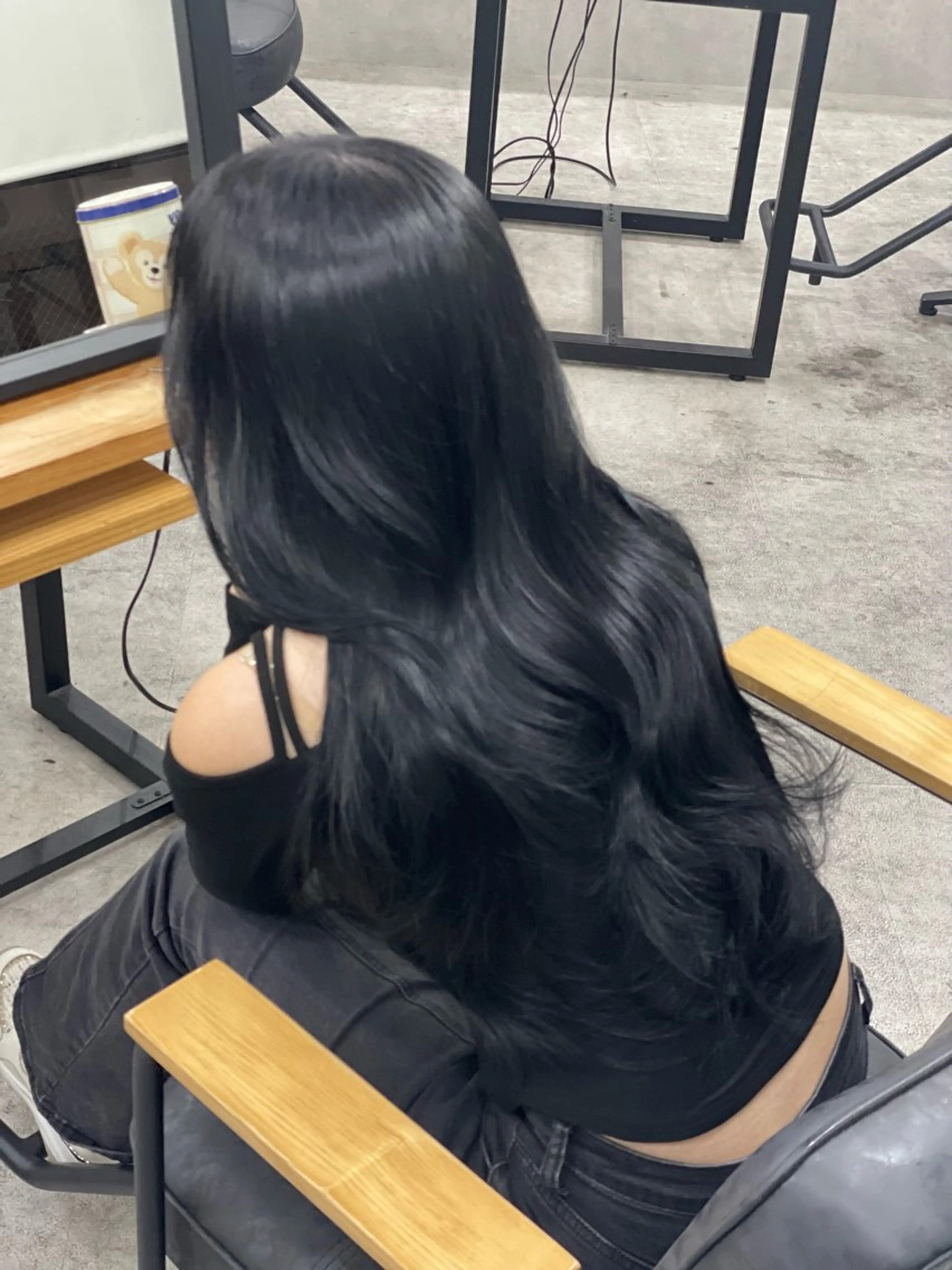 ロング 髪質改善 ロング トリートメント カット ヘアカラー トリートメント 梅田韓国ヘア kiara🩷彡のヘアスタイル