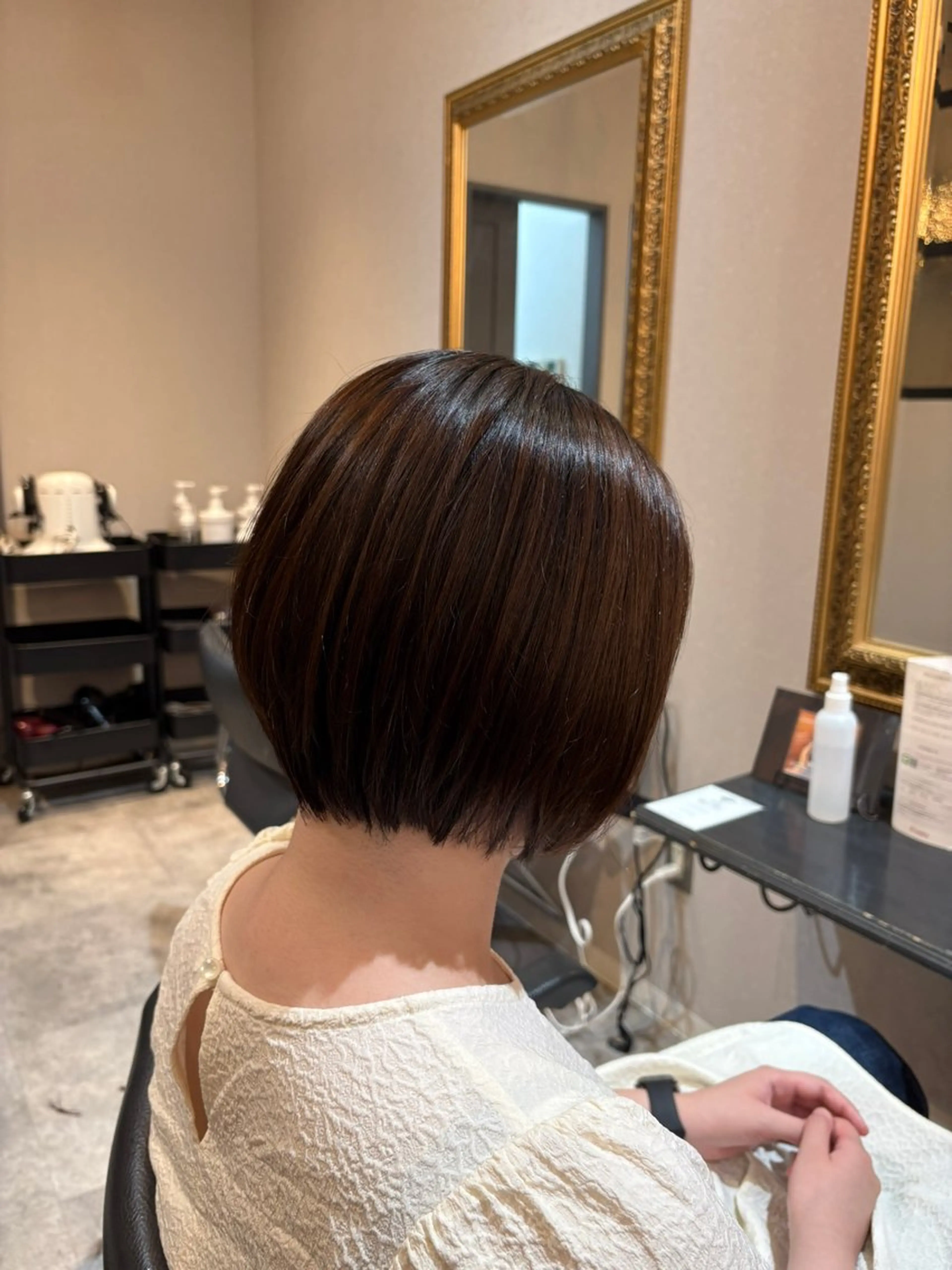 ショート カット ヘッドスパ 🖤N゜JILLVA 🤍店長/川田 栞のヘアスタイル