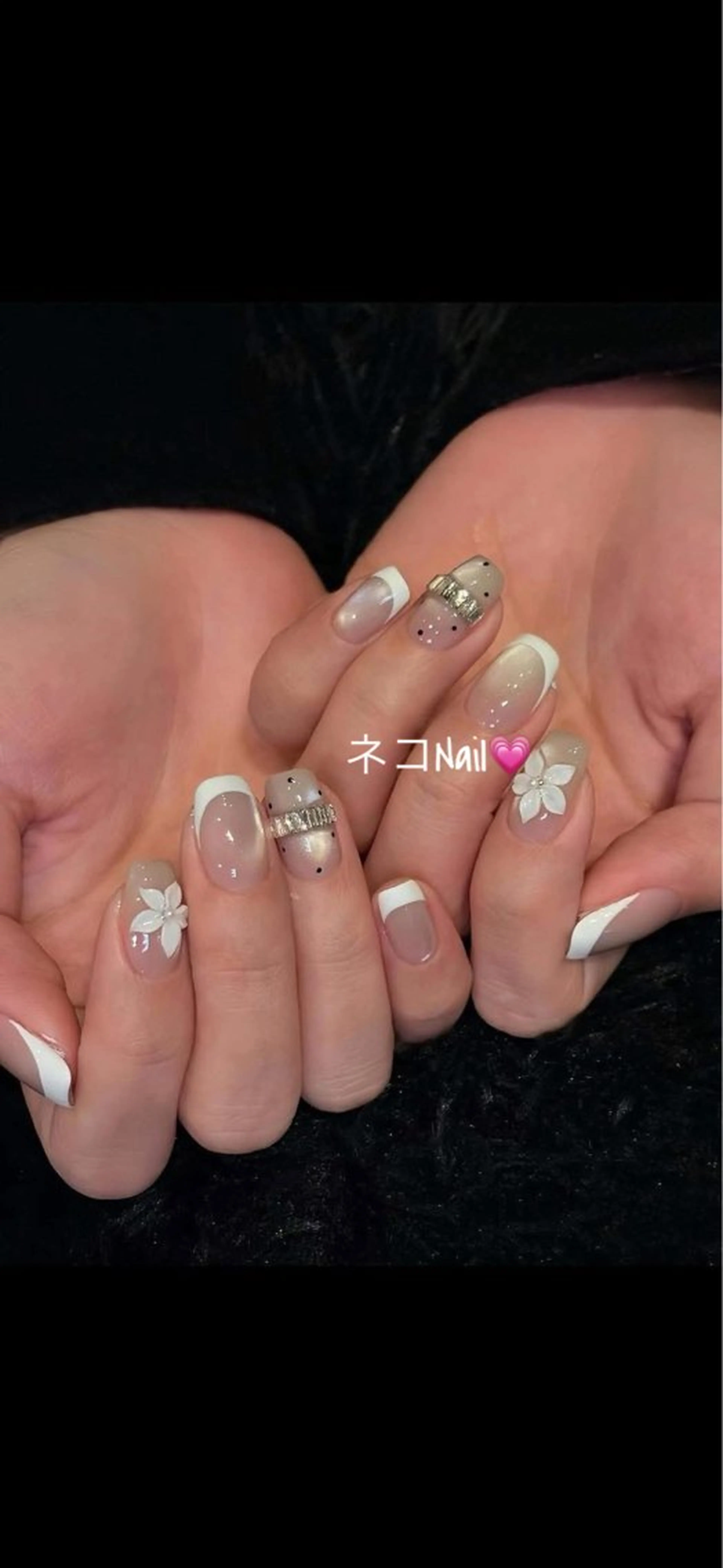 ネイル 韓国ネイル ワンカラーネイル シンプルネイル ハンドネイル ネコ Nailのネイルデザイン