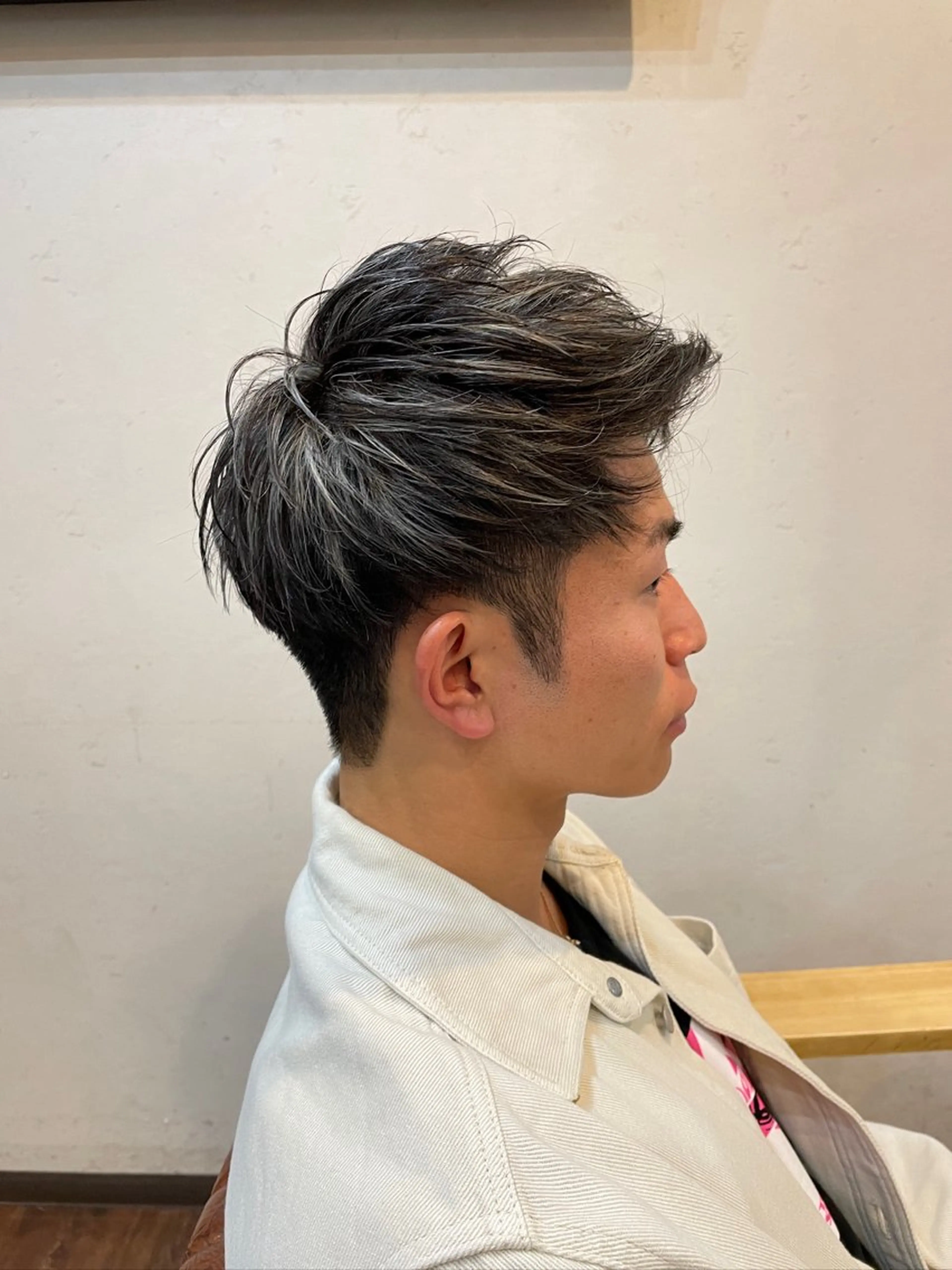 ショート カラー メンズ メンズメッシュ メッシュ ✨平日直前割り必見✨ 中山大輔のヘアスタイル