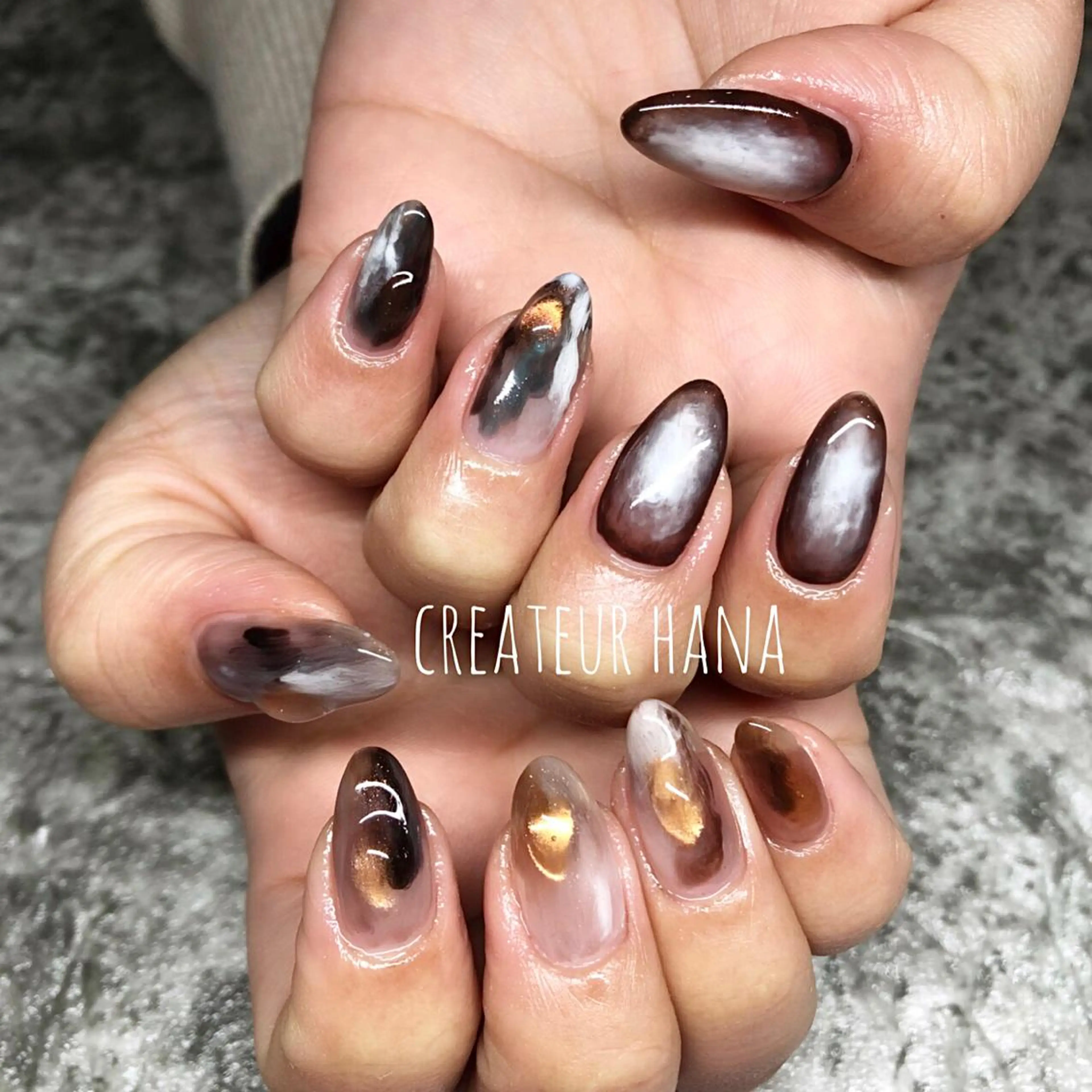 ネイル ハンドネイル 三橋 結菜のネイルデザイン