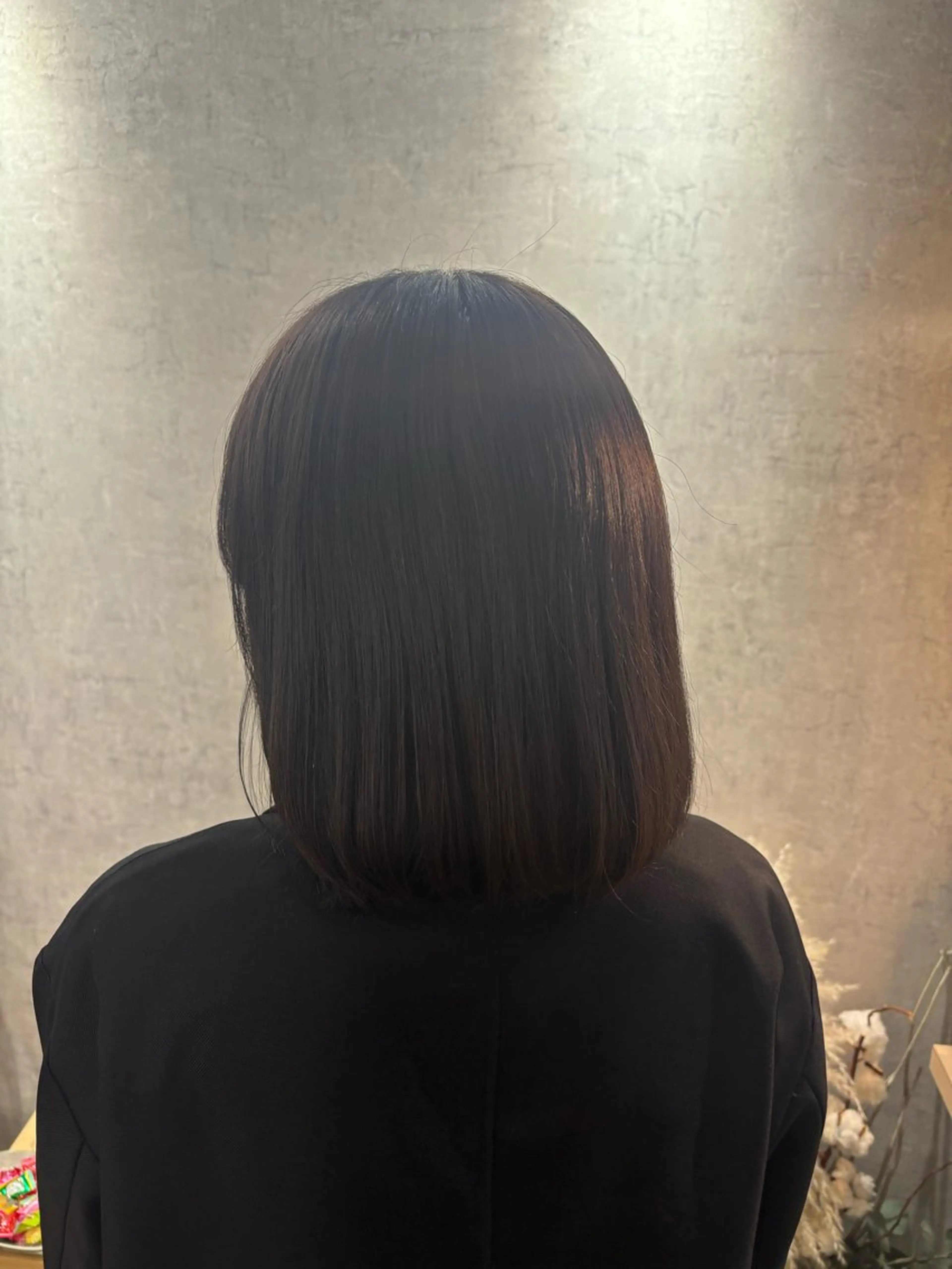 カラー ディープラベンダー ラベンダーカラー 石原 望来のヘアスタイル