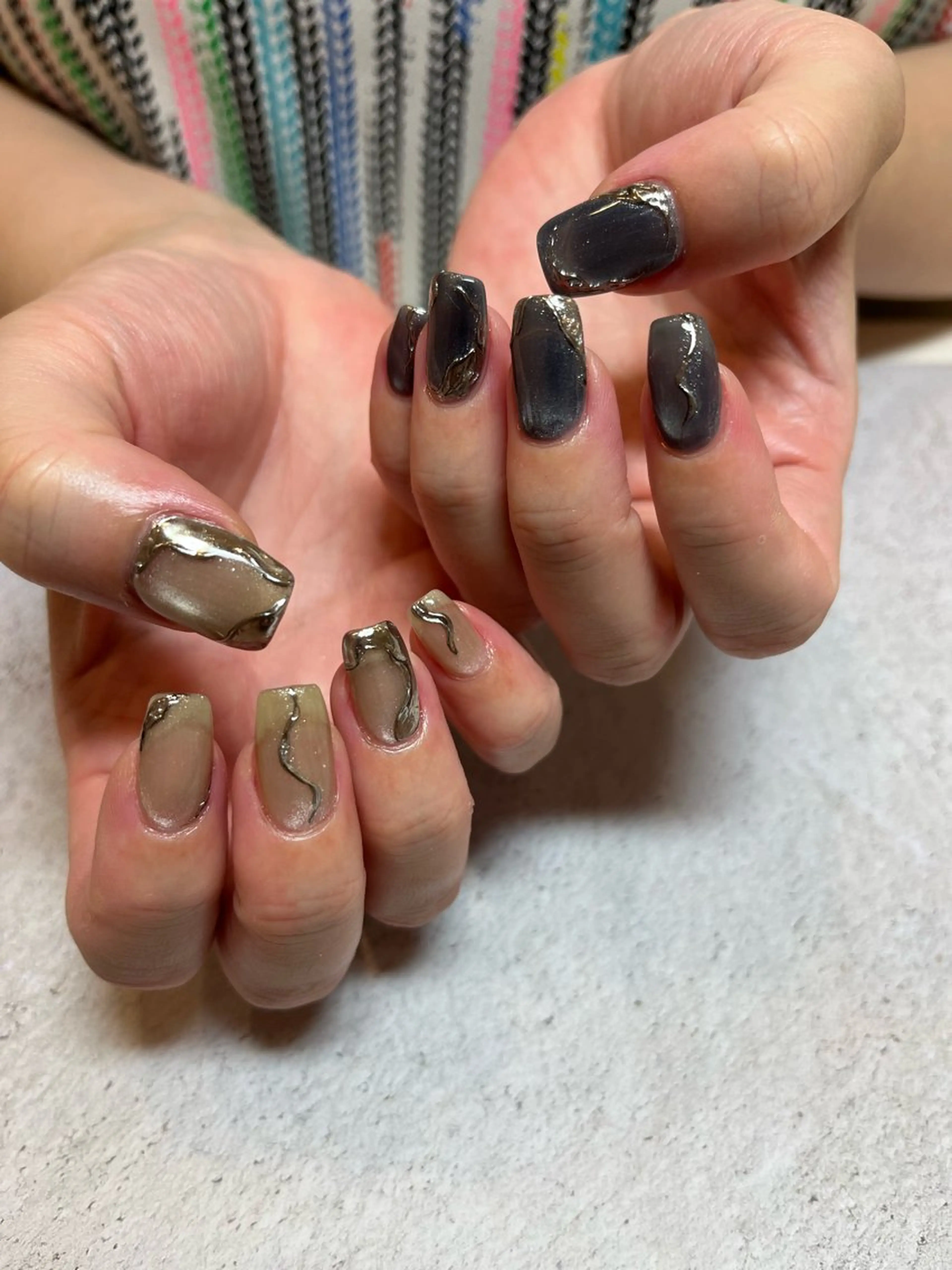 ネイル ハンドネイル 【LINON】 airiのネイルデザイン