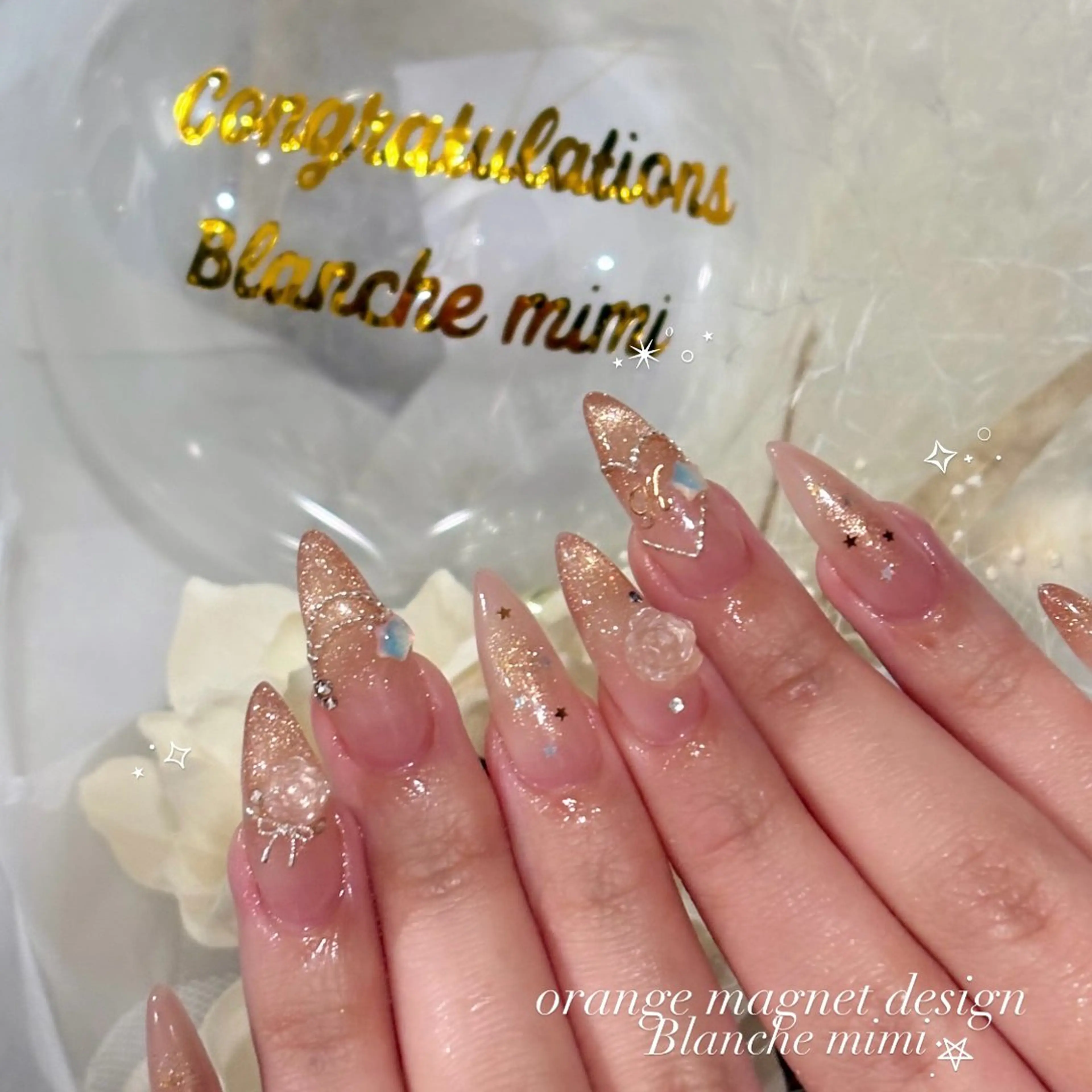 ネイル ハンドネイル Blanche mimi.u_aのネイルデザイン