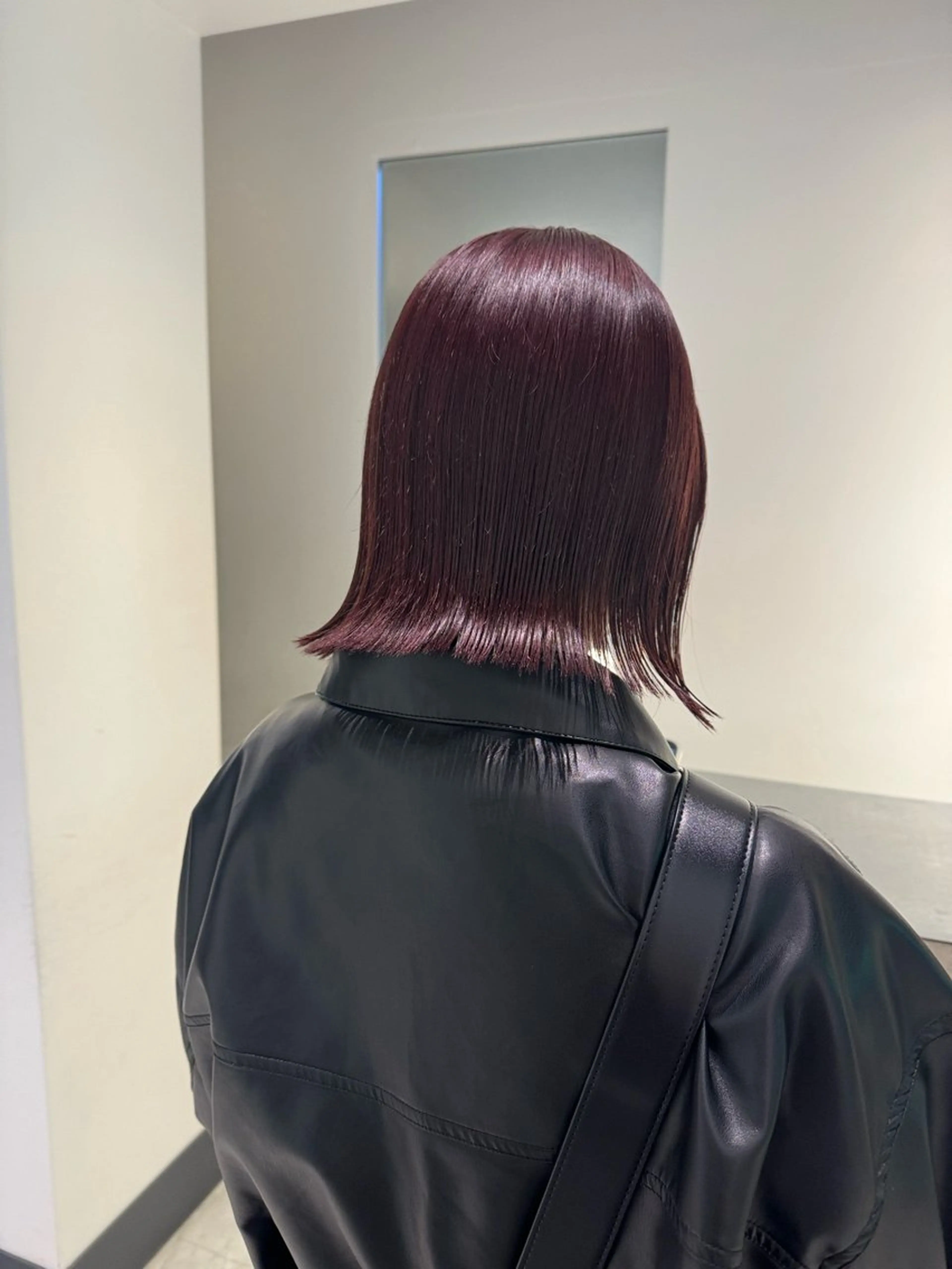 ミディアム カラー ピンクカラー パープルカラー 🫧ブリーチカラー/ ボブ🫧madokaのヘアスタイル