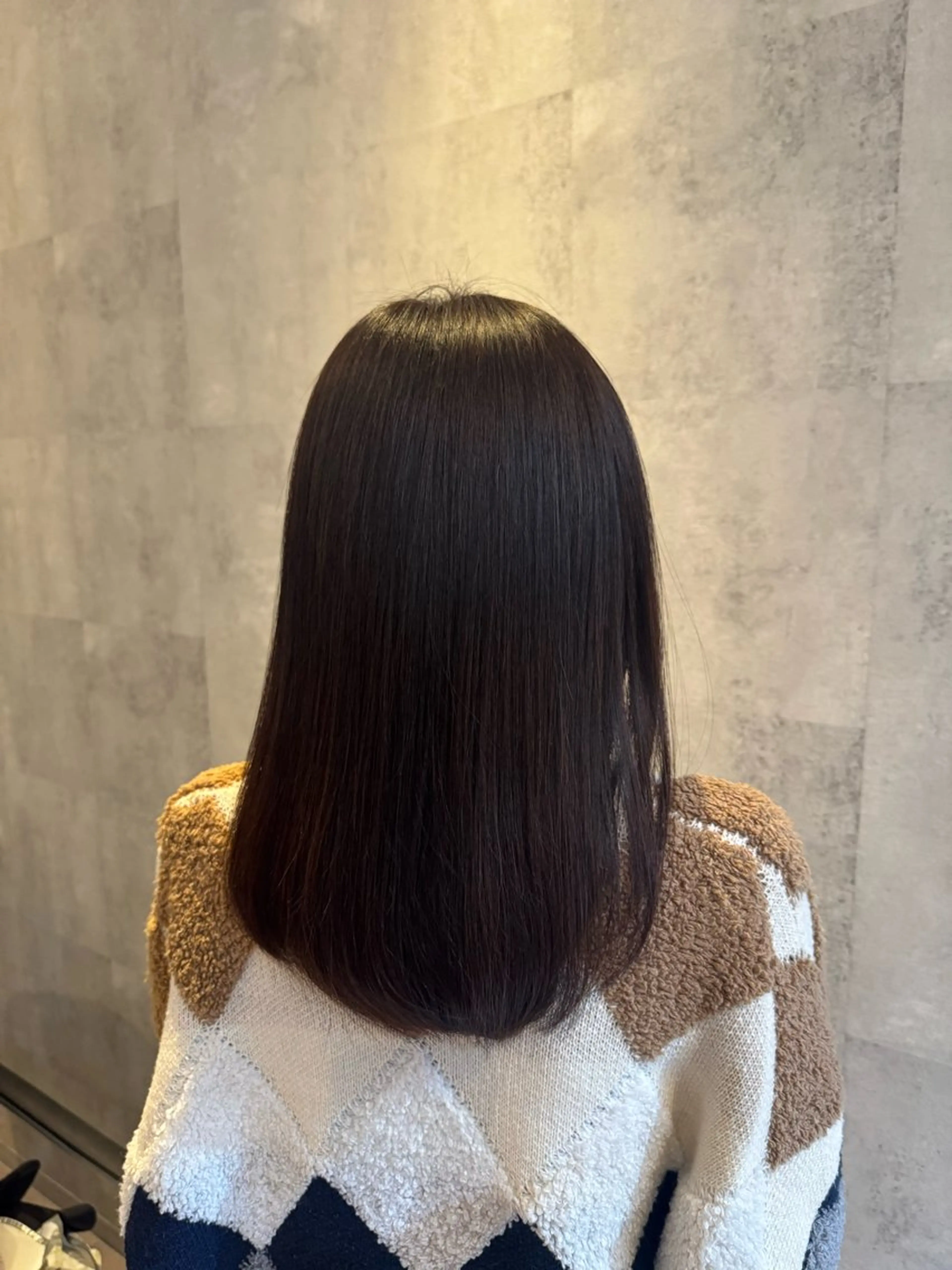 ミディアム 多田 葉月のヘアスタイル