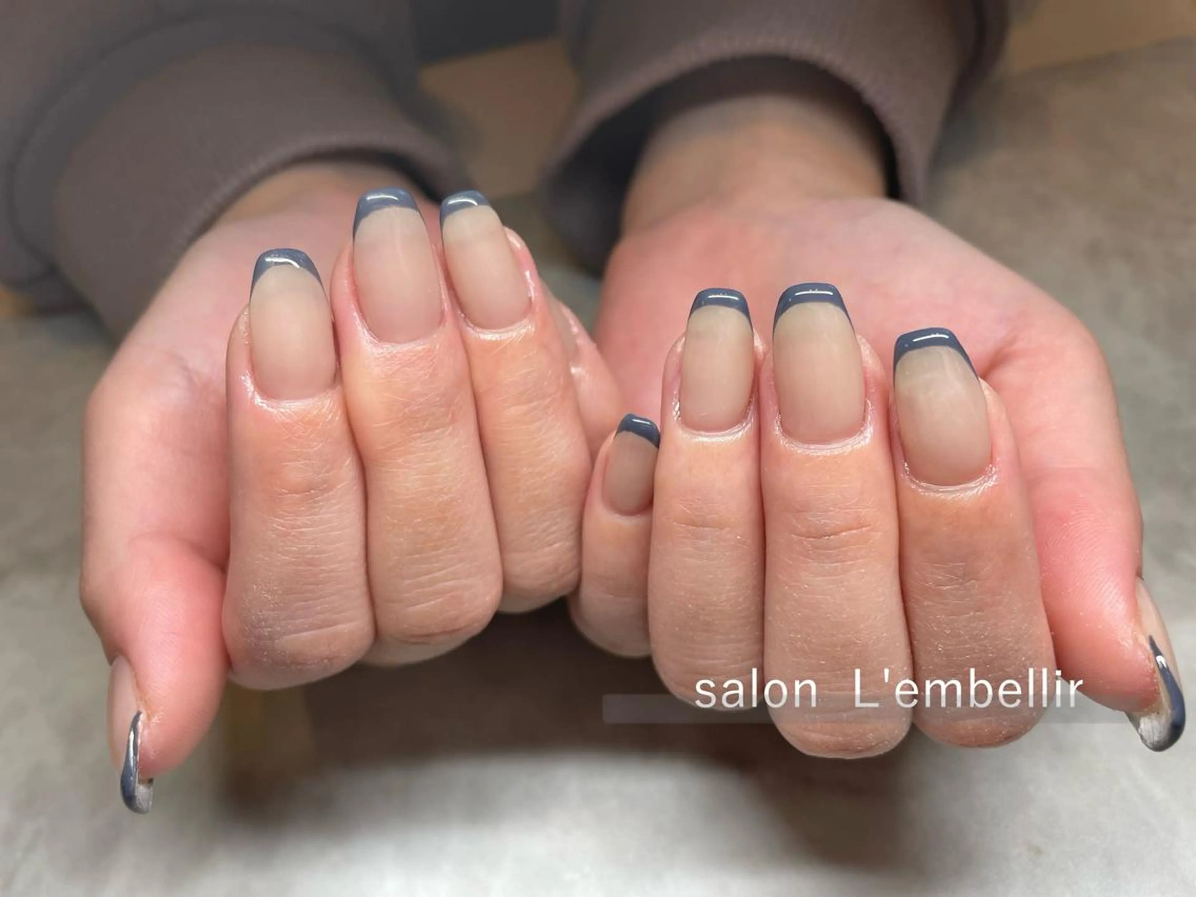 ネイル フレンチネイル salon L'embellirのネイルデザイン