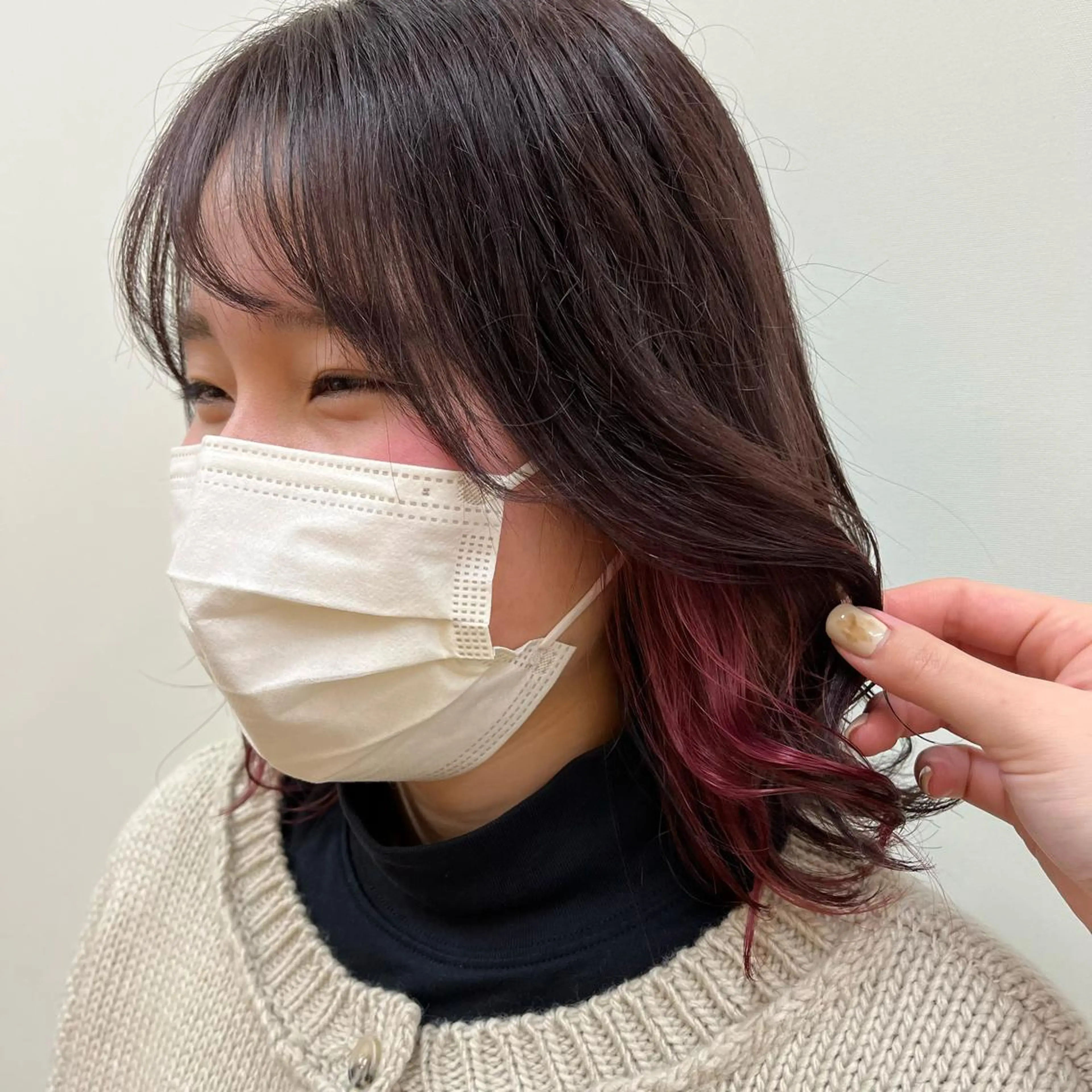 ミディアム 佐川 優夏のヘアスタイル