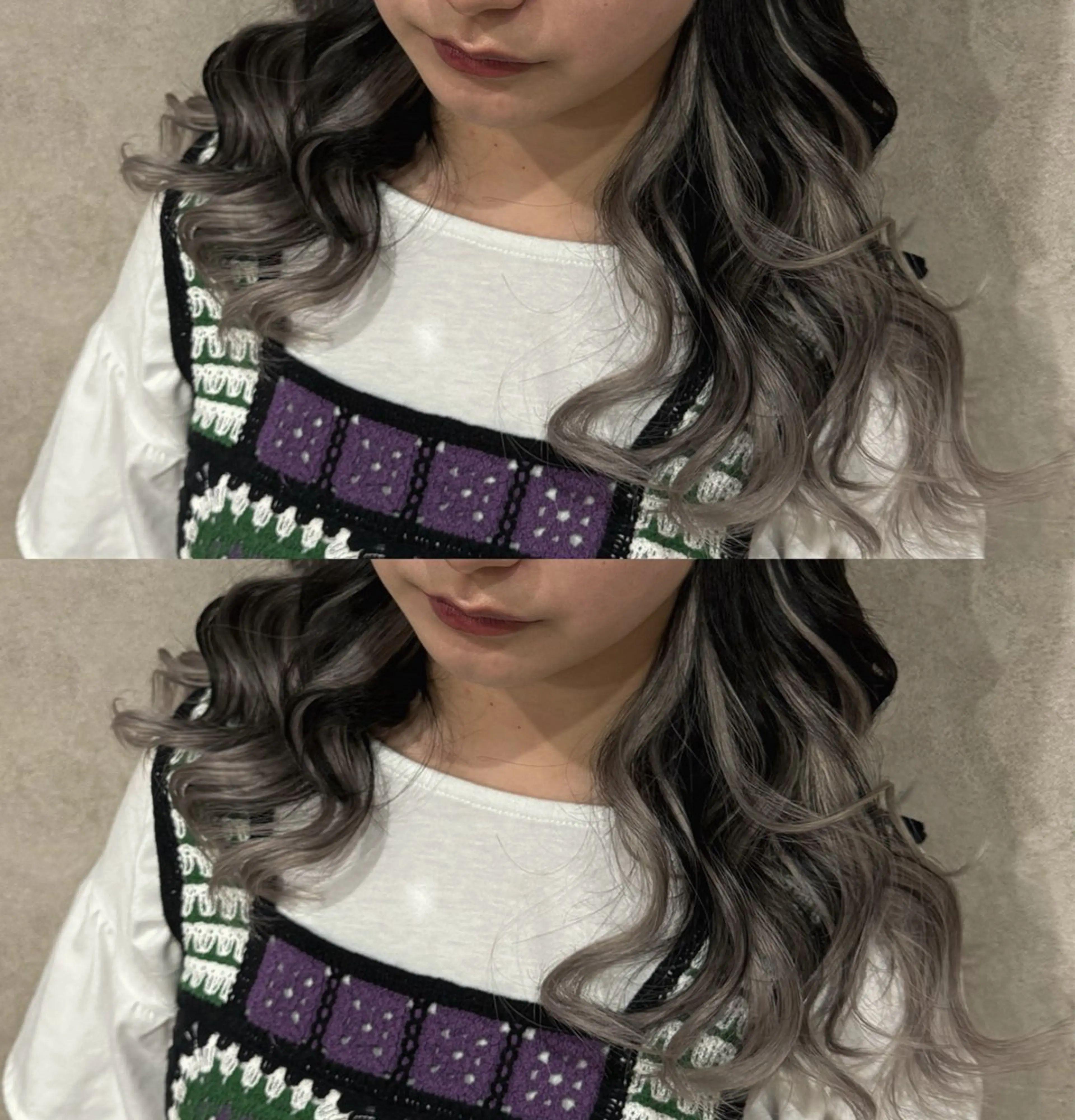 セミロング エクステ エクステ un chou chou所属・lisa  ︎︎のヘアスタイル