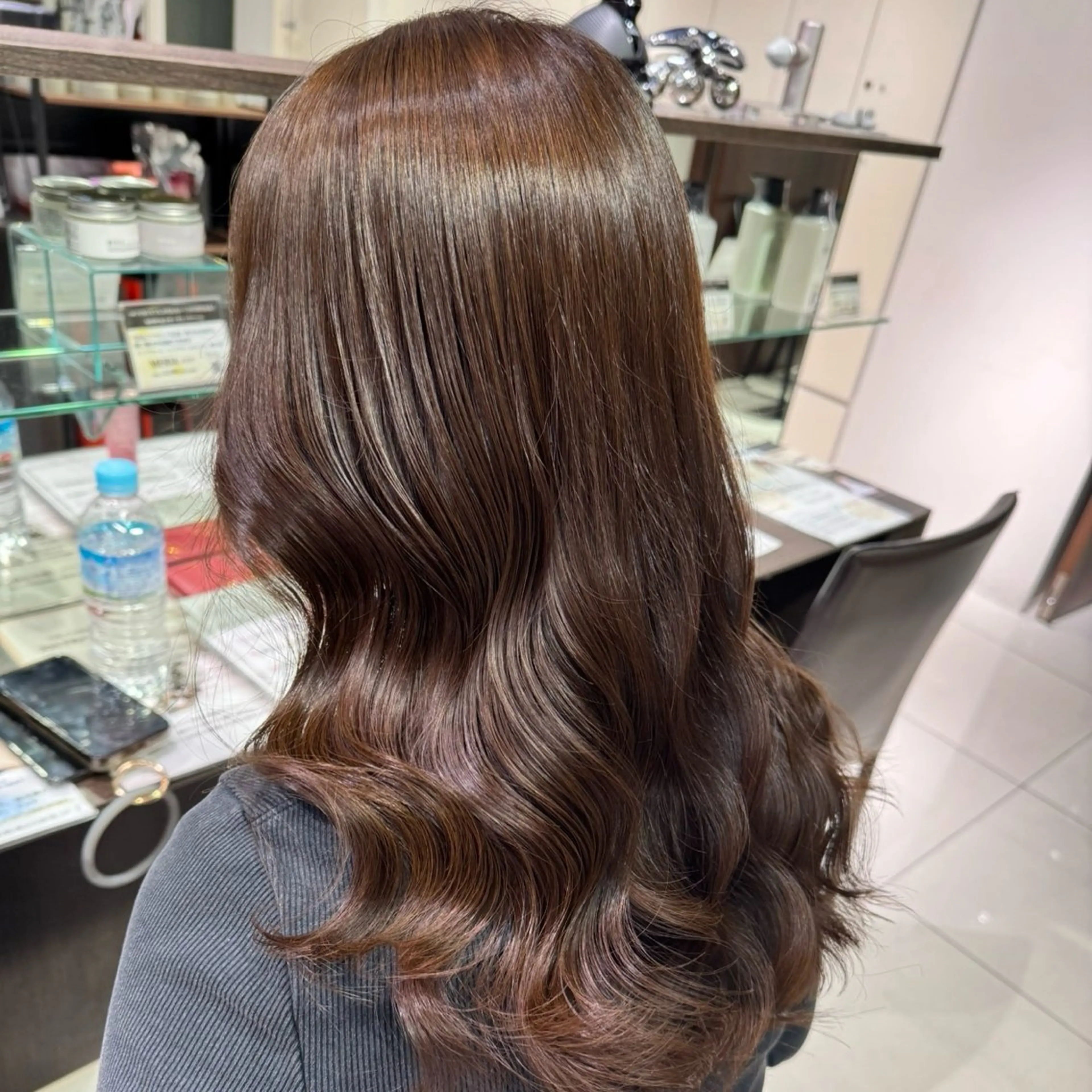 ロング カラー ⟡.·Fuka/ ヘアメ🎀暖色カラーのヘアスタイル