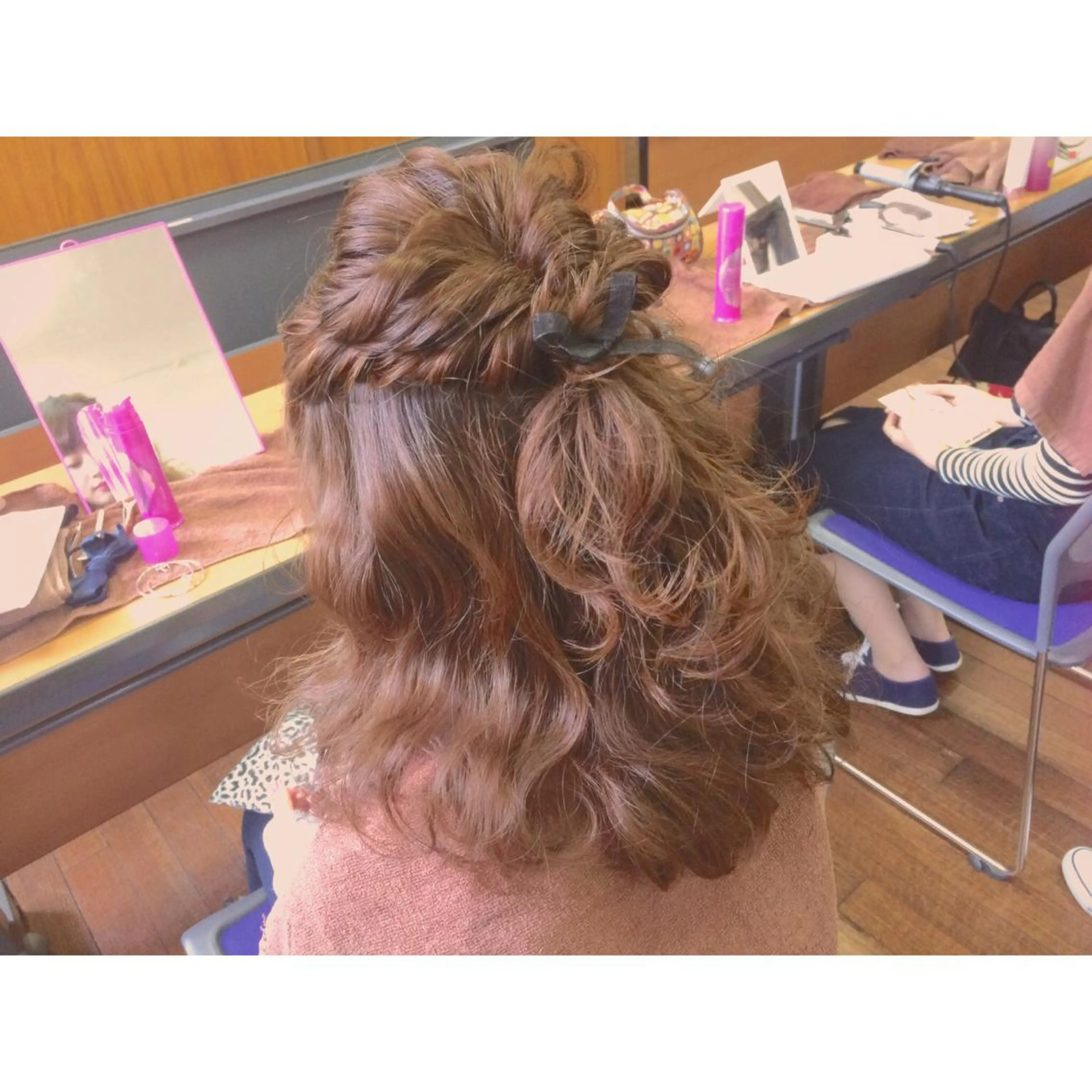 ヘアアレンジ 藤井 菜緒のヘアスタイル